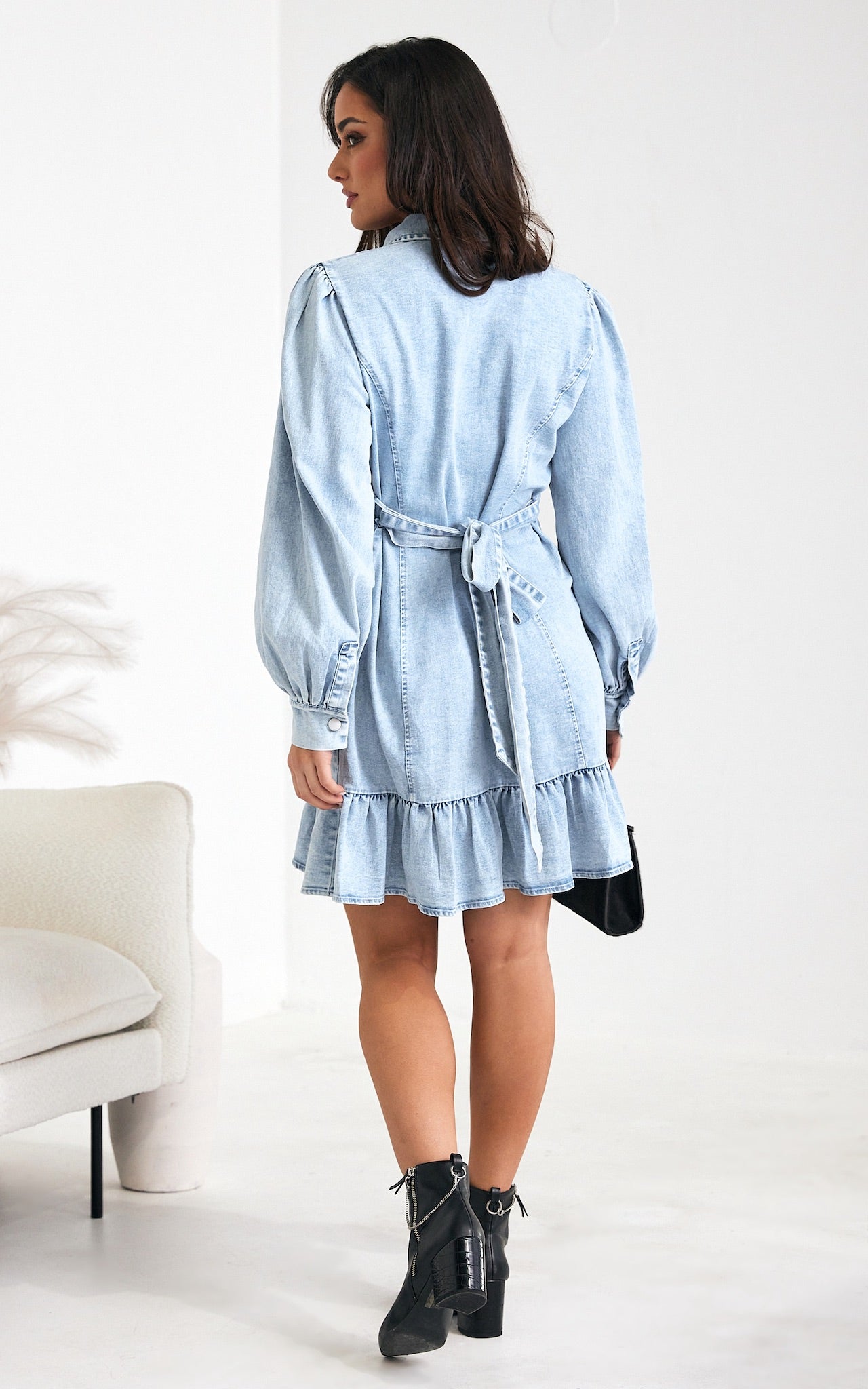 Jemima Denim Dress - Blue