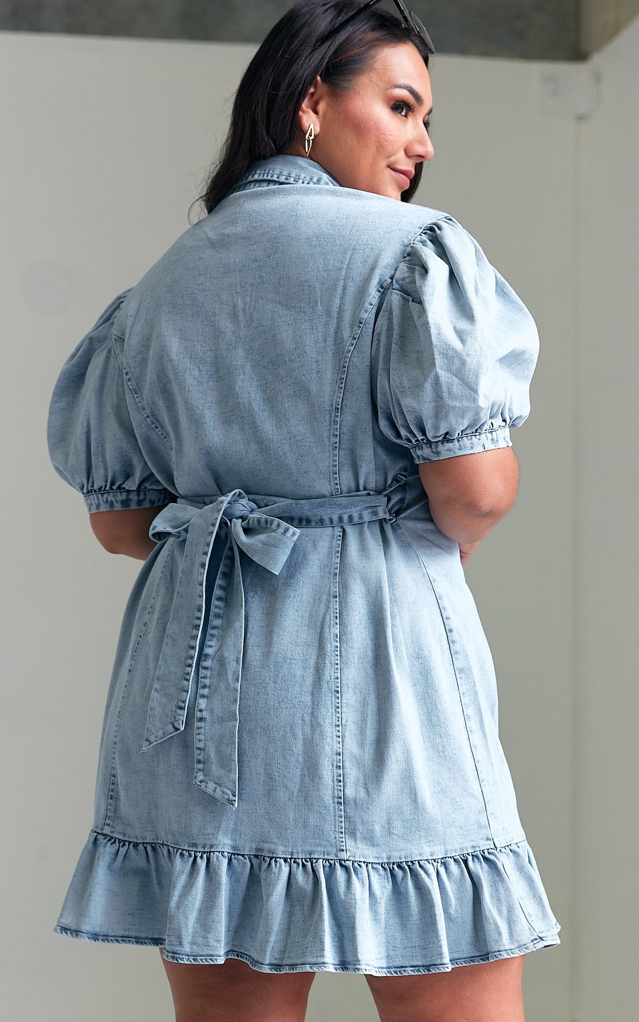 Jemima Denim Dress - Blue