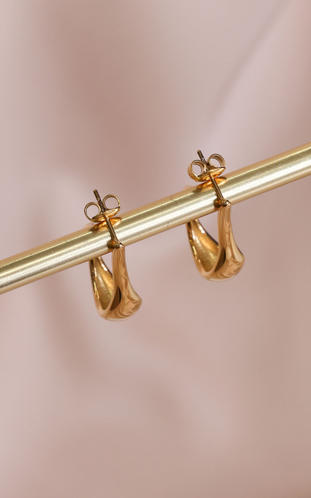 Jionnie Hoop Earrings - Gold Hook