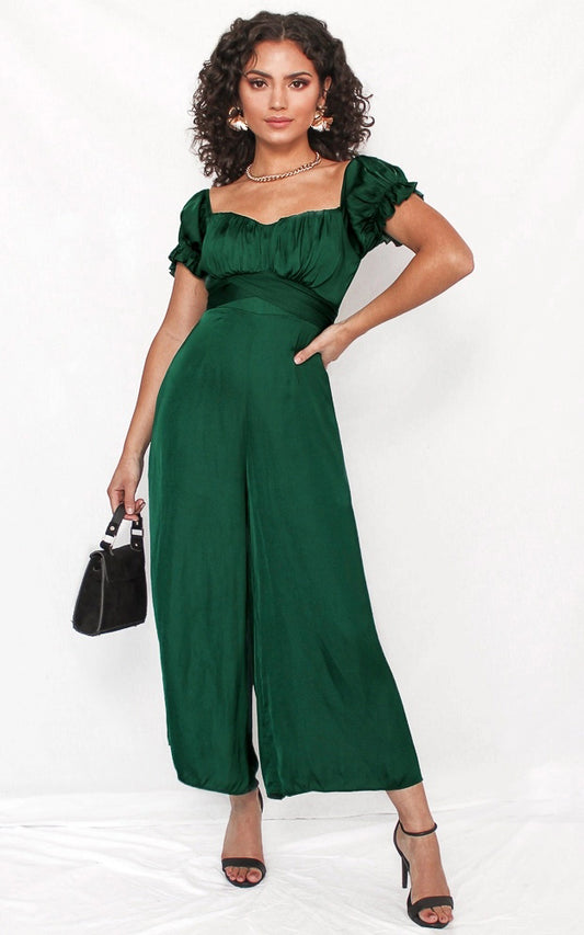 Jolene Jumpsuit - Emerald