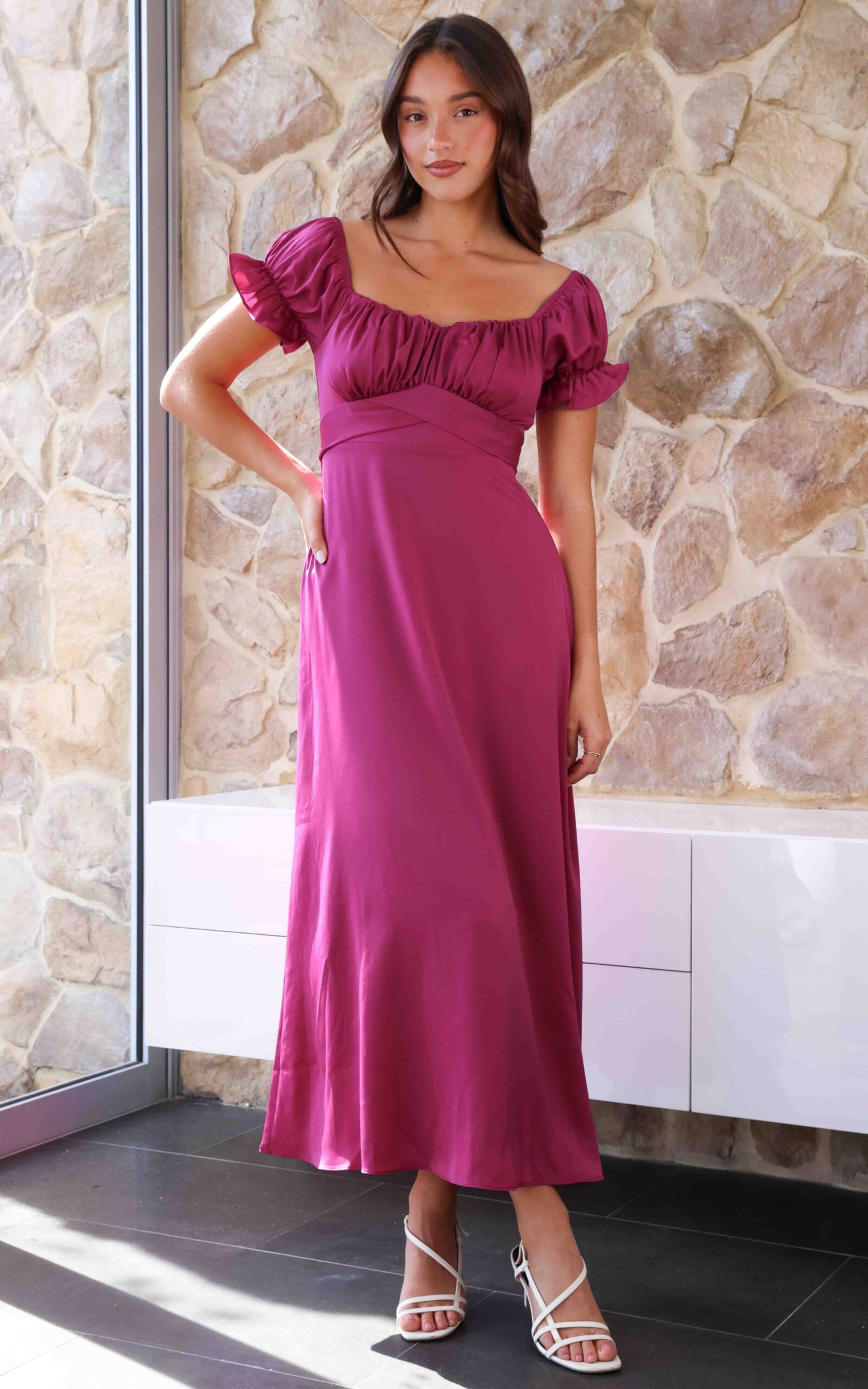 Jolene Maxi Dress - Plum