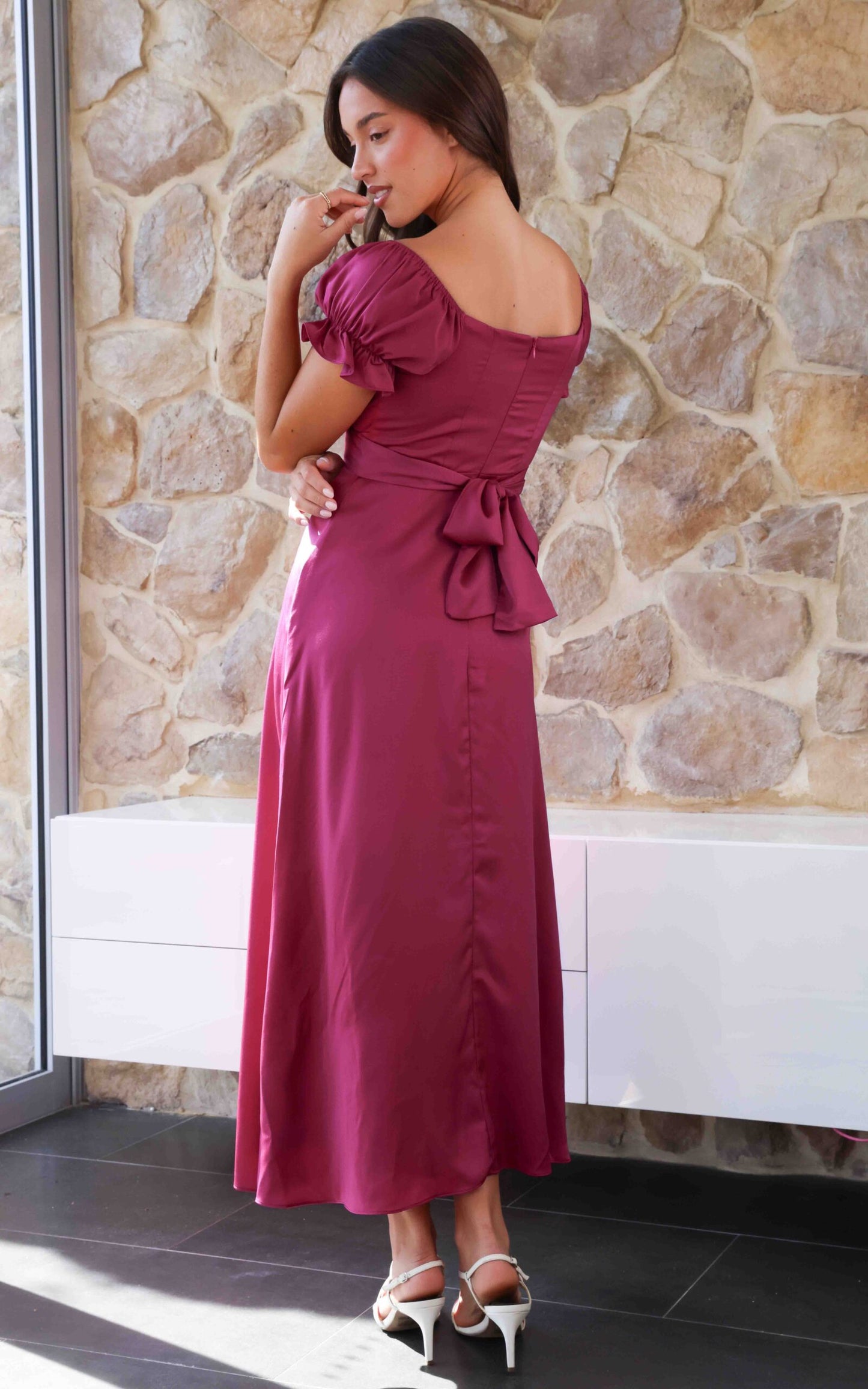 Jolene Maxi Dress - Plum