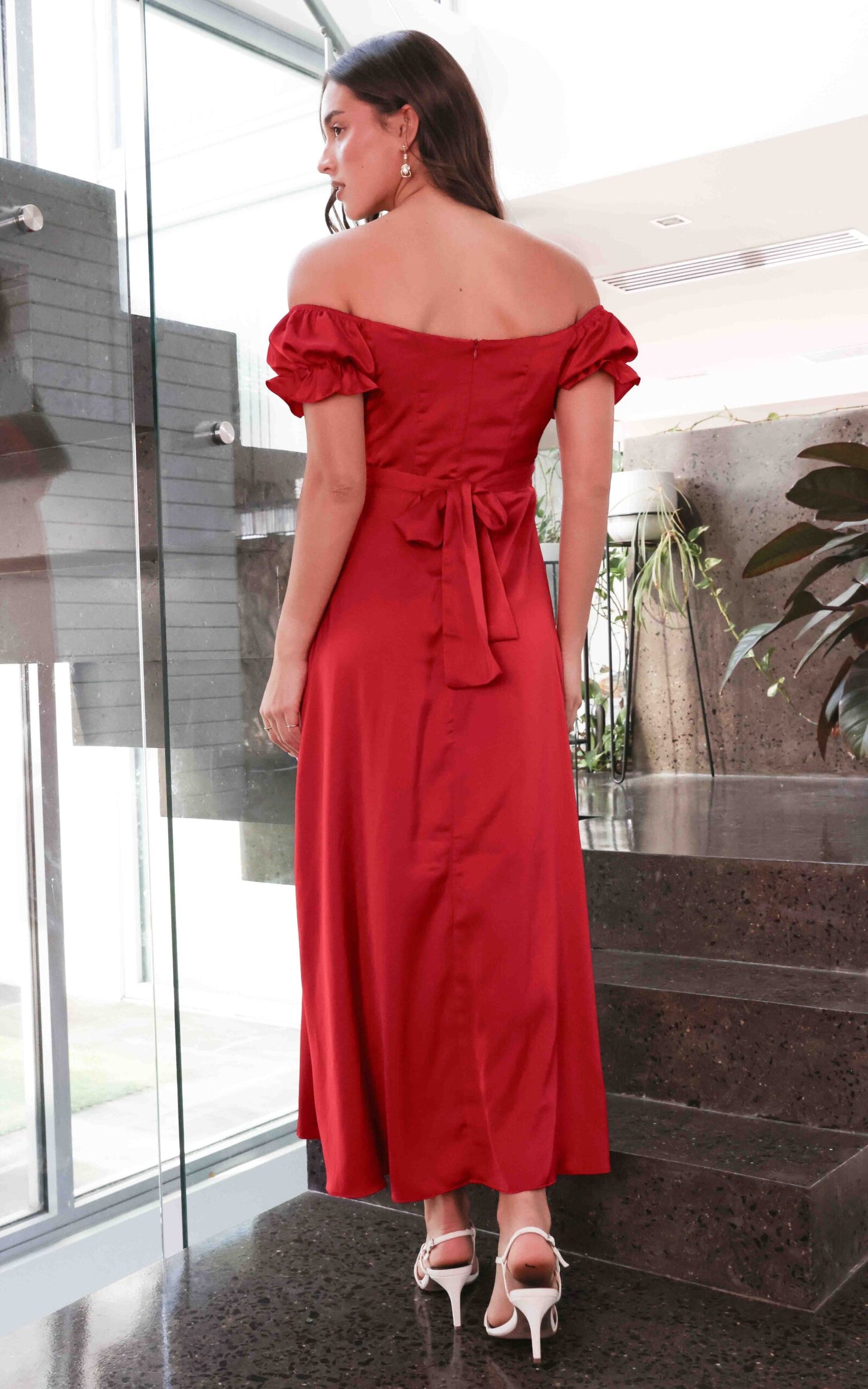 Jolene Maxi Dress - Red