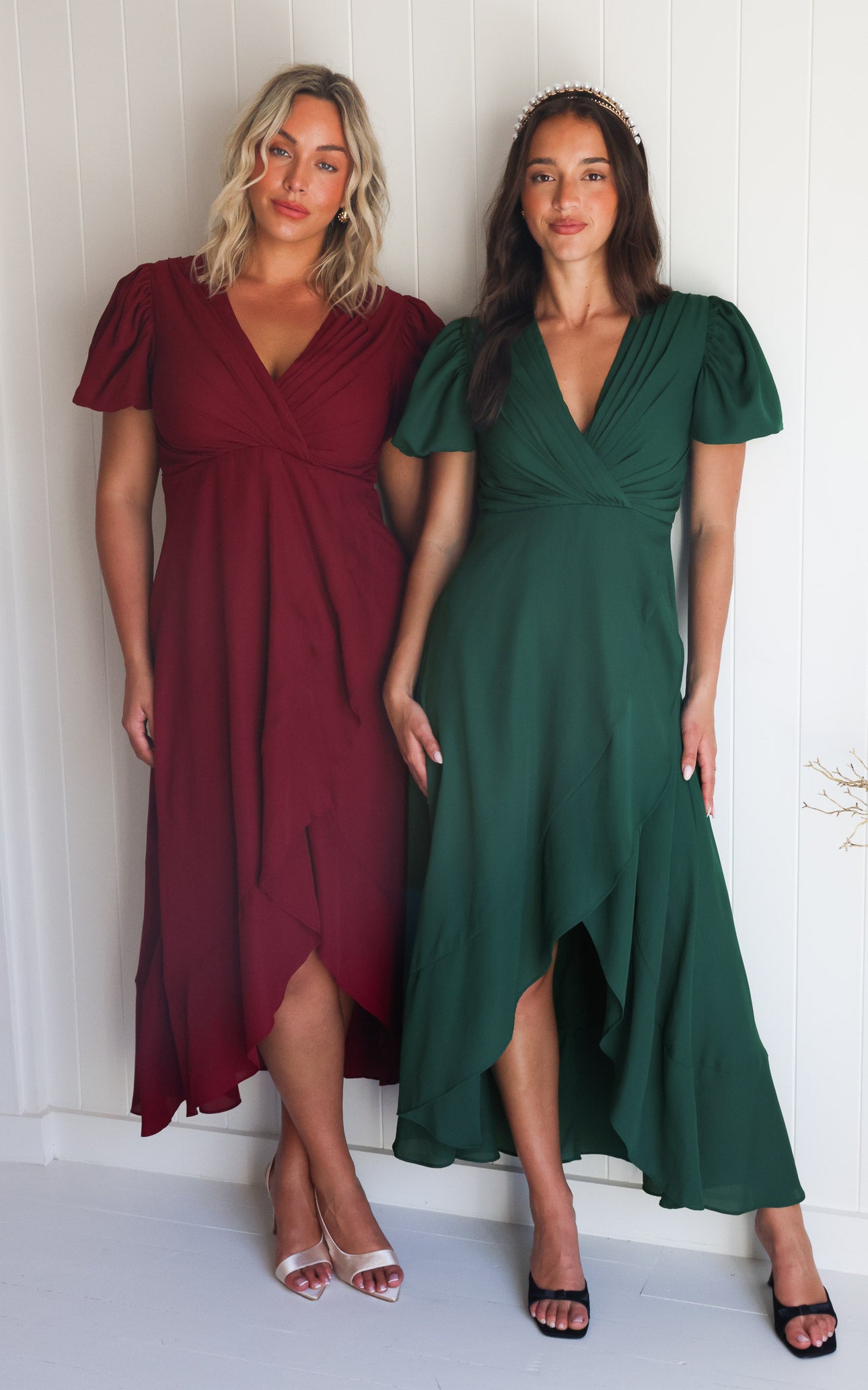 Jovana Maxi Dress - Wine