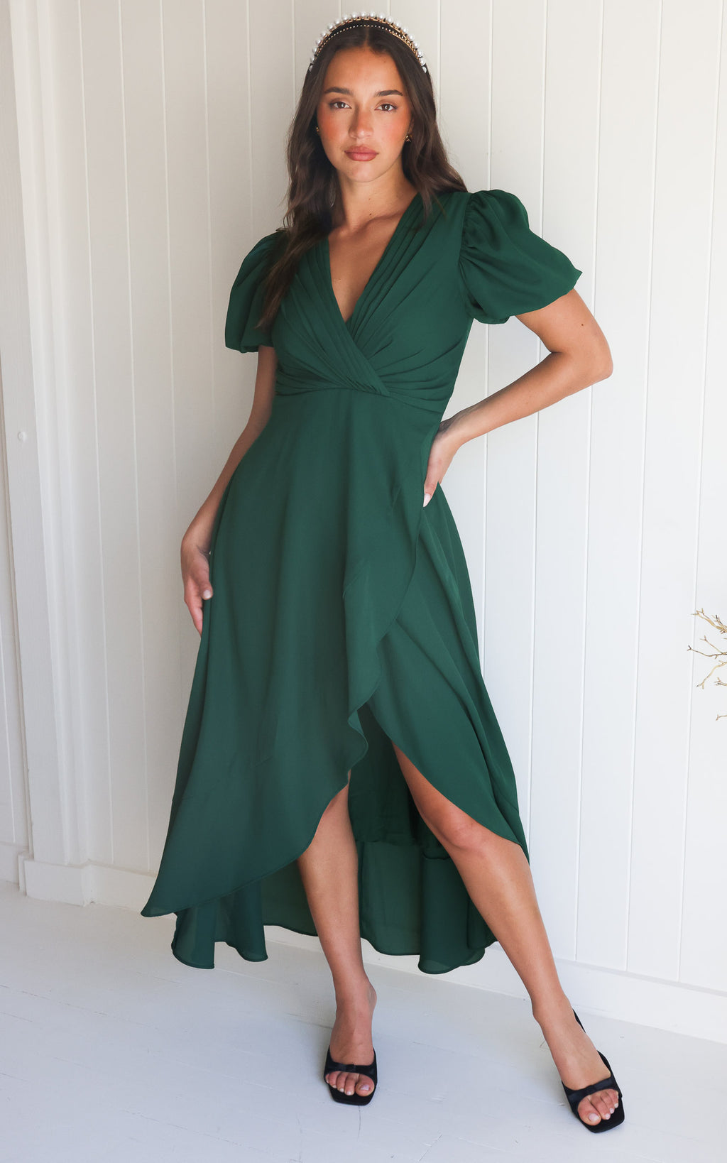 Jovana Maxi Dress - Emerald Green