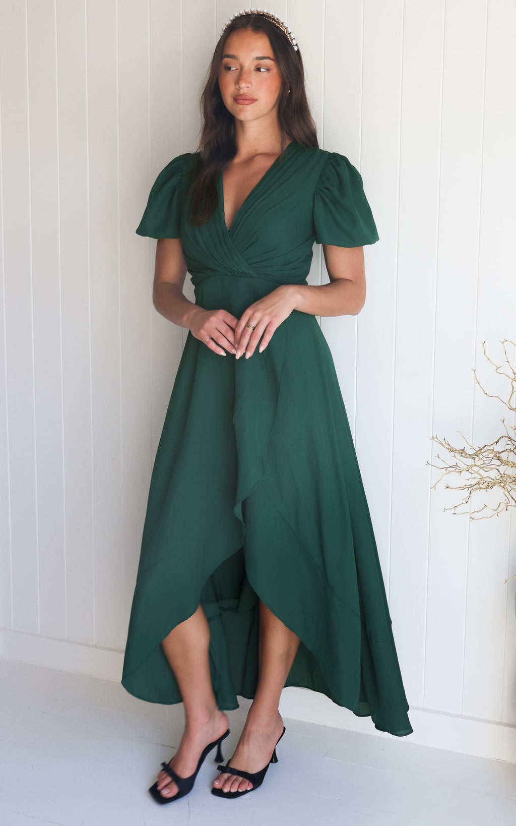 Jovana Maxi Dress - Emerald Green