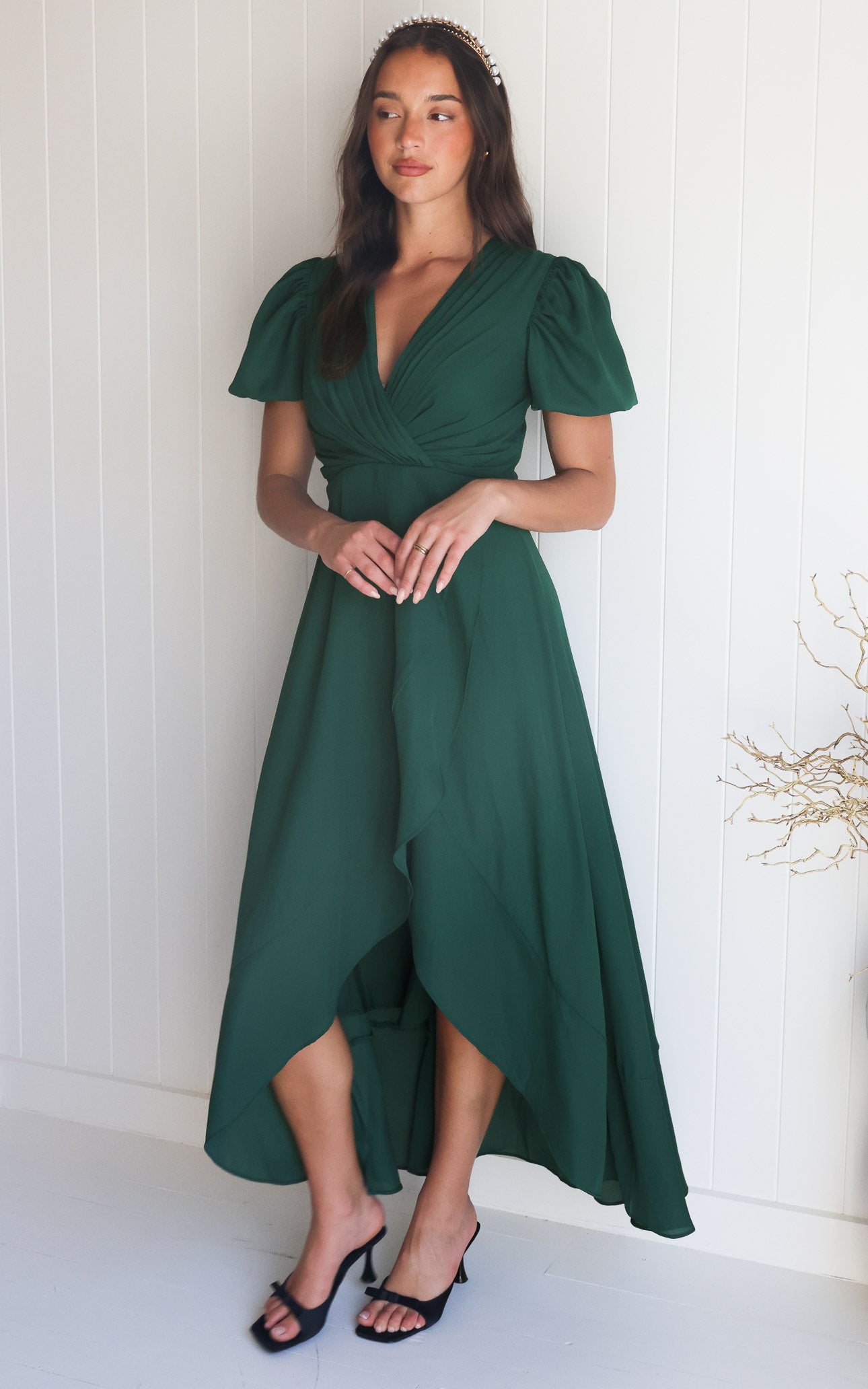 Jovana Maxi Dress - Emerald Green