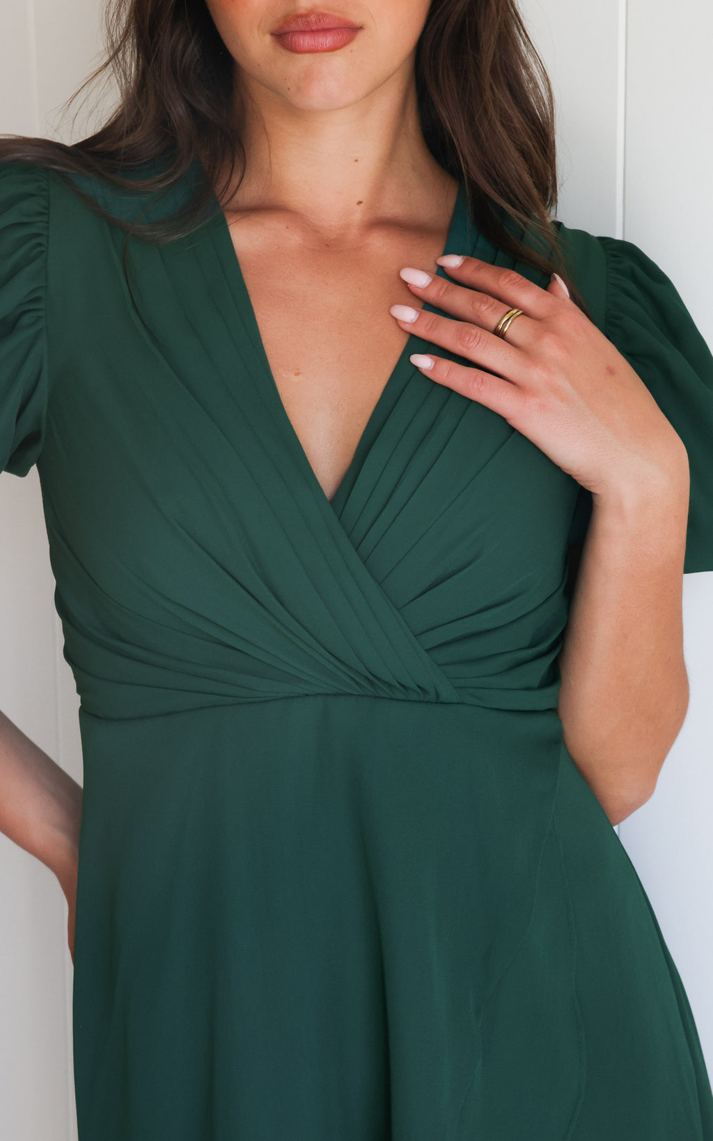 Jovana Maxi Dress - Emerald Green