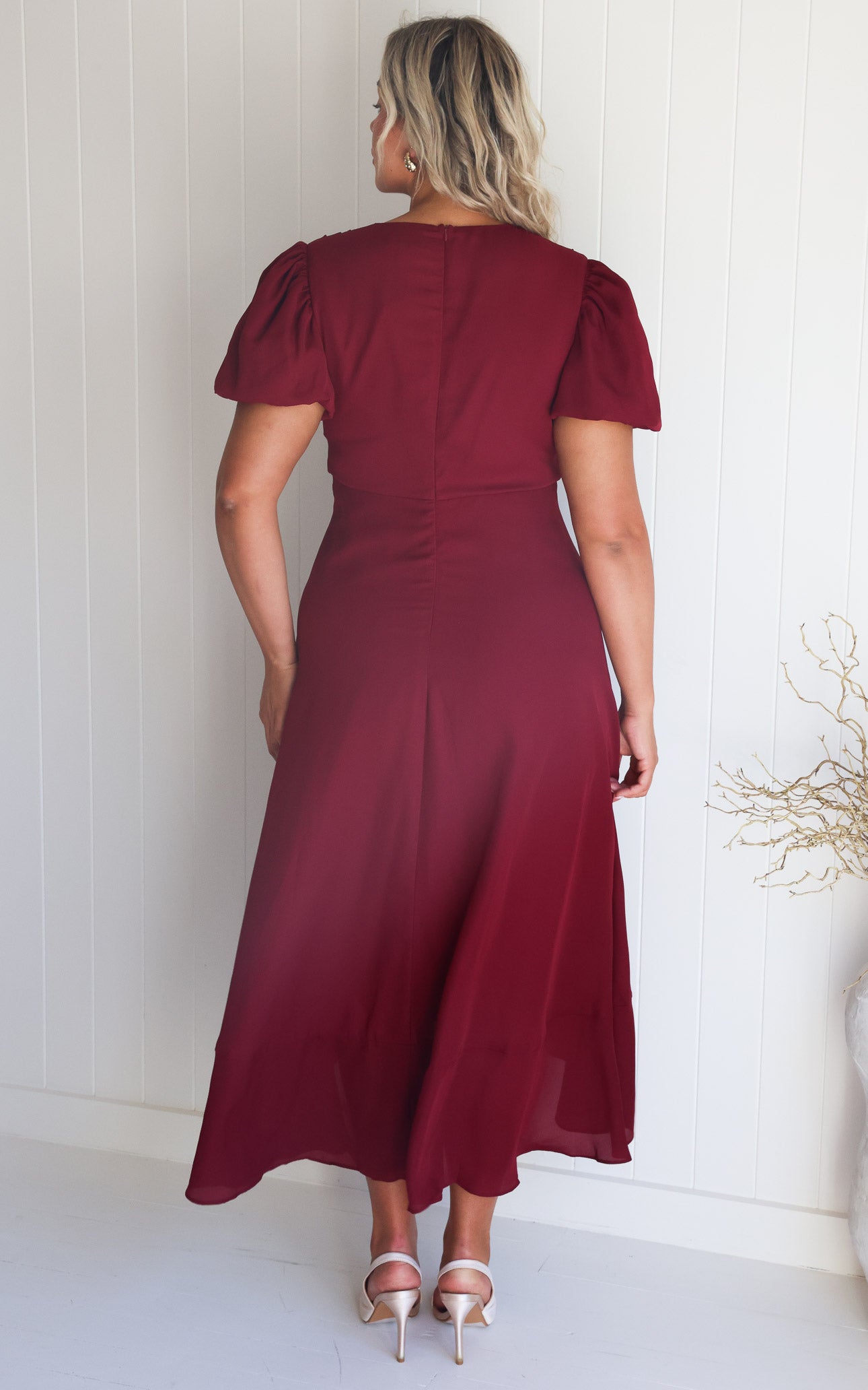 Jovana Maxi Dress - Wine