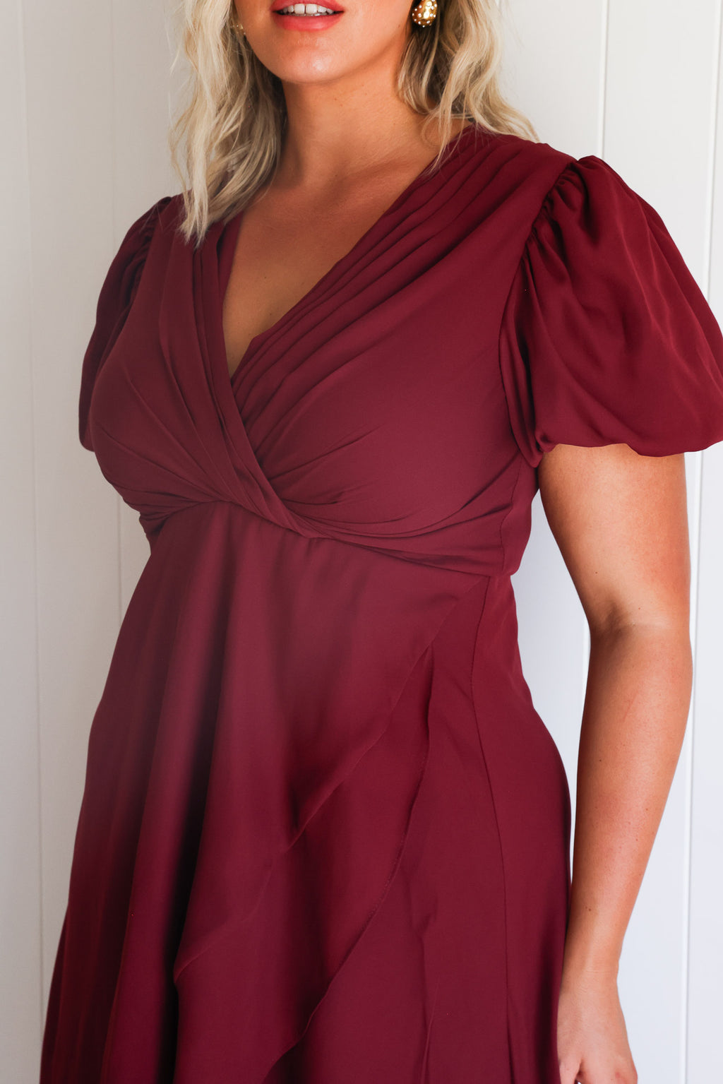 Jovana Maxi Dress - Wine