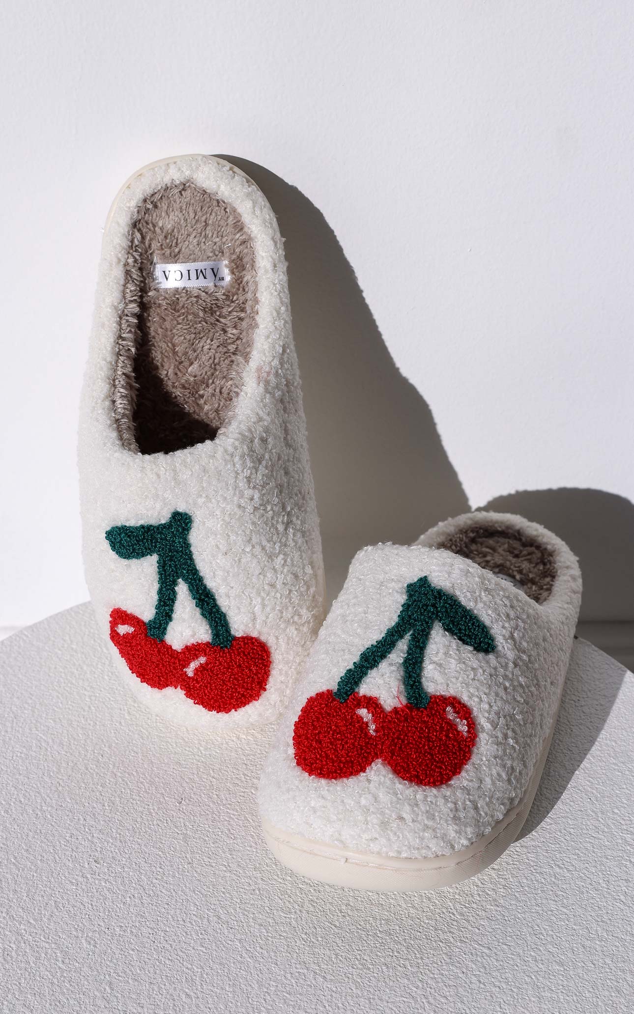 Wellsy Scuff Slippers - Cherry