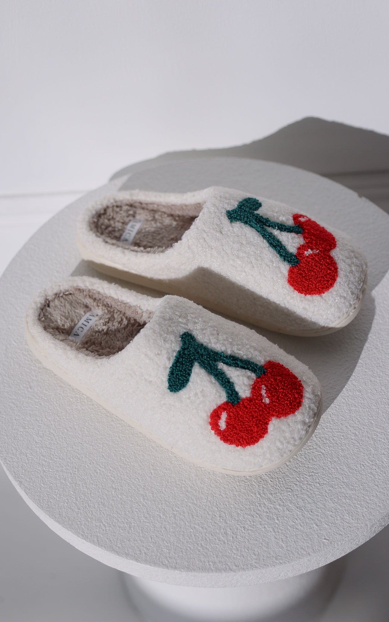 Wellsy Scuff Slippers - Cherry