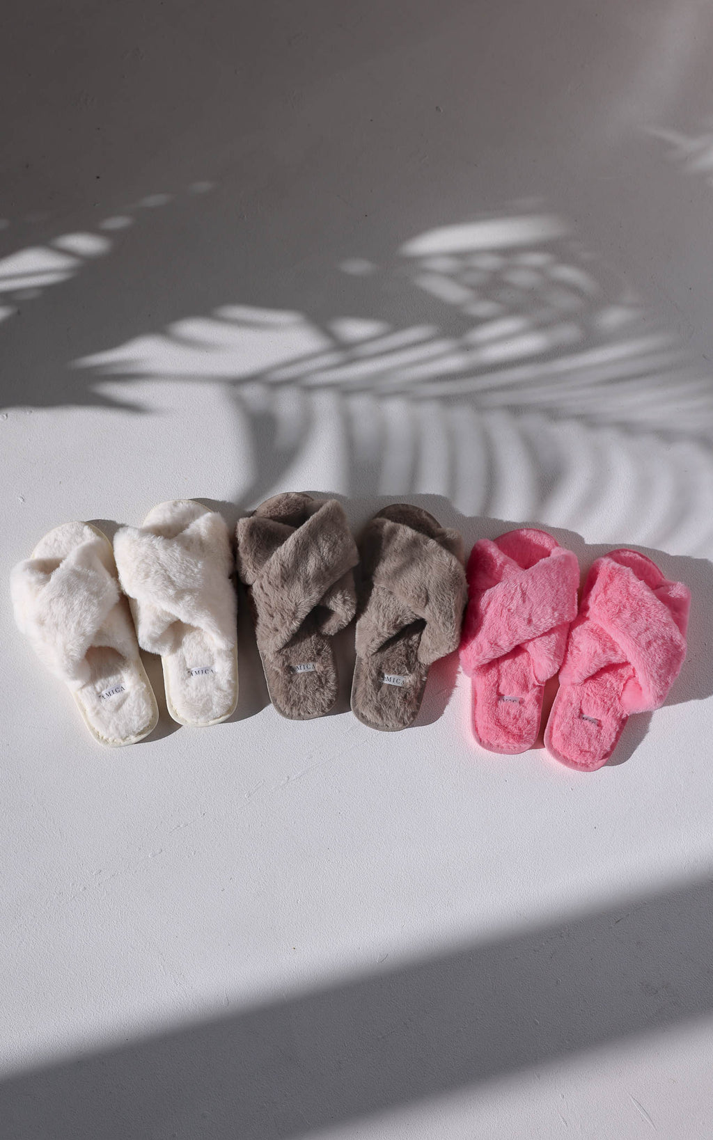 Walk To You Cross Slippers - Grey Taupe