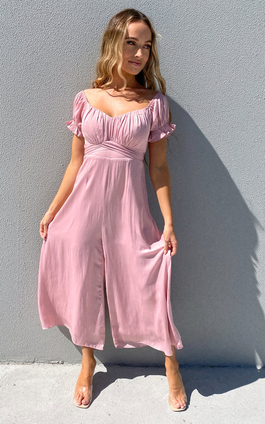 Jolene Jumpsuit - Blush