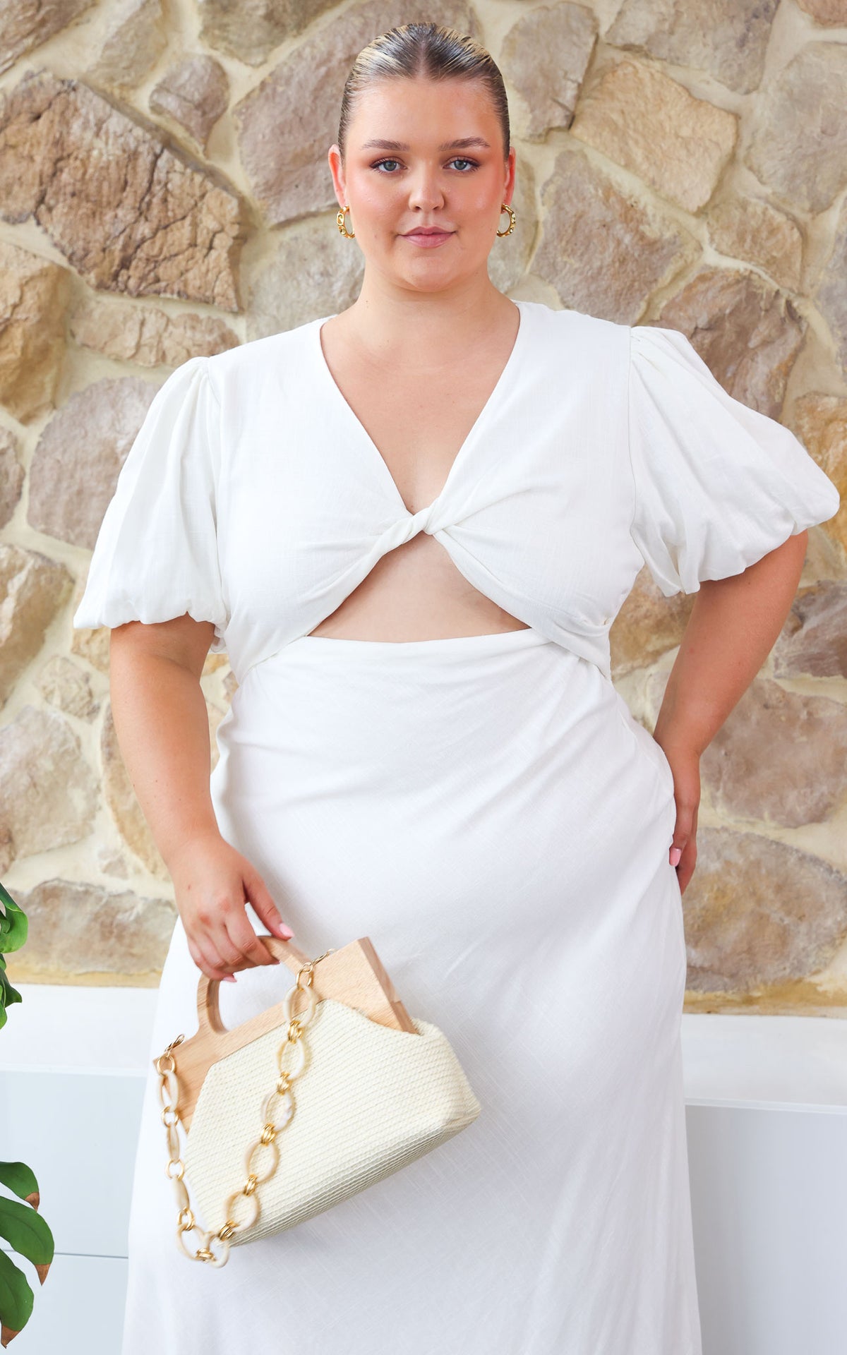 Kamala Maxi Dress - White