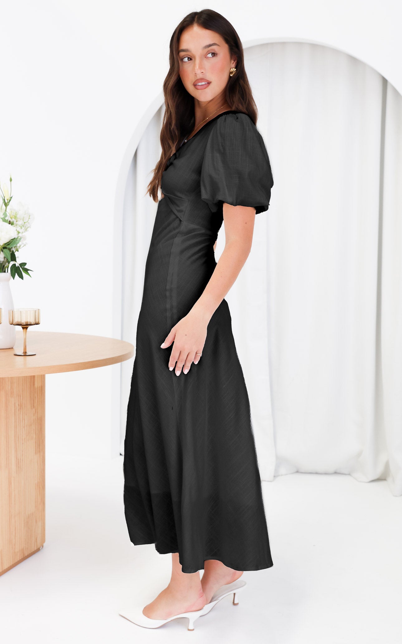 Kamala Maxi Dress - Black