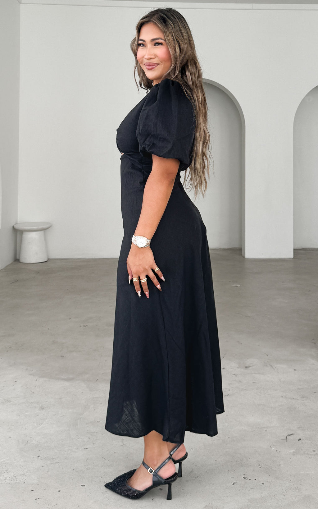 Kamala Maxi Dress - Black