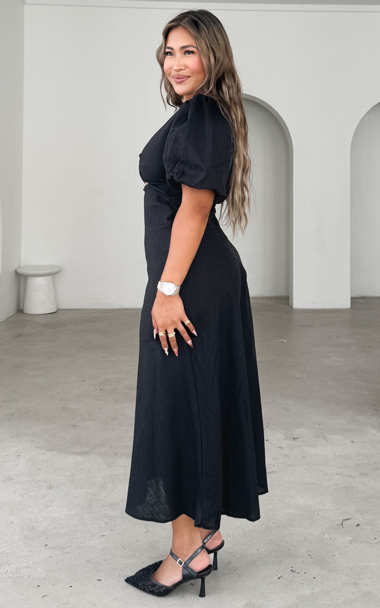 Kamala Maxi Dress - Black