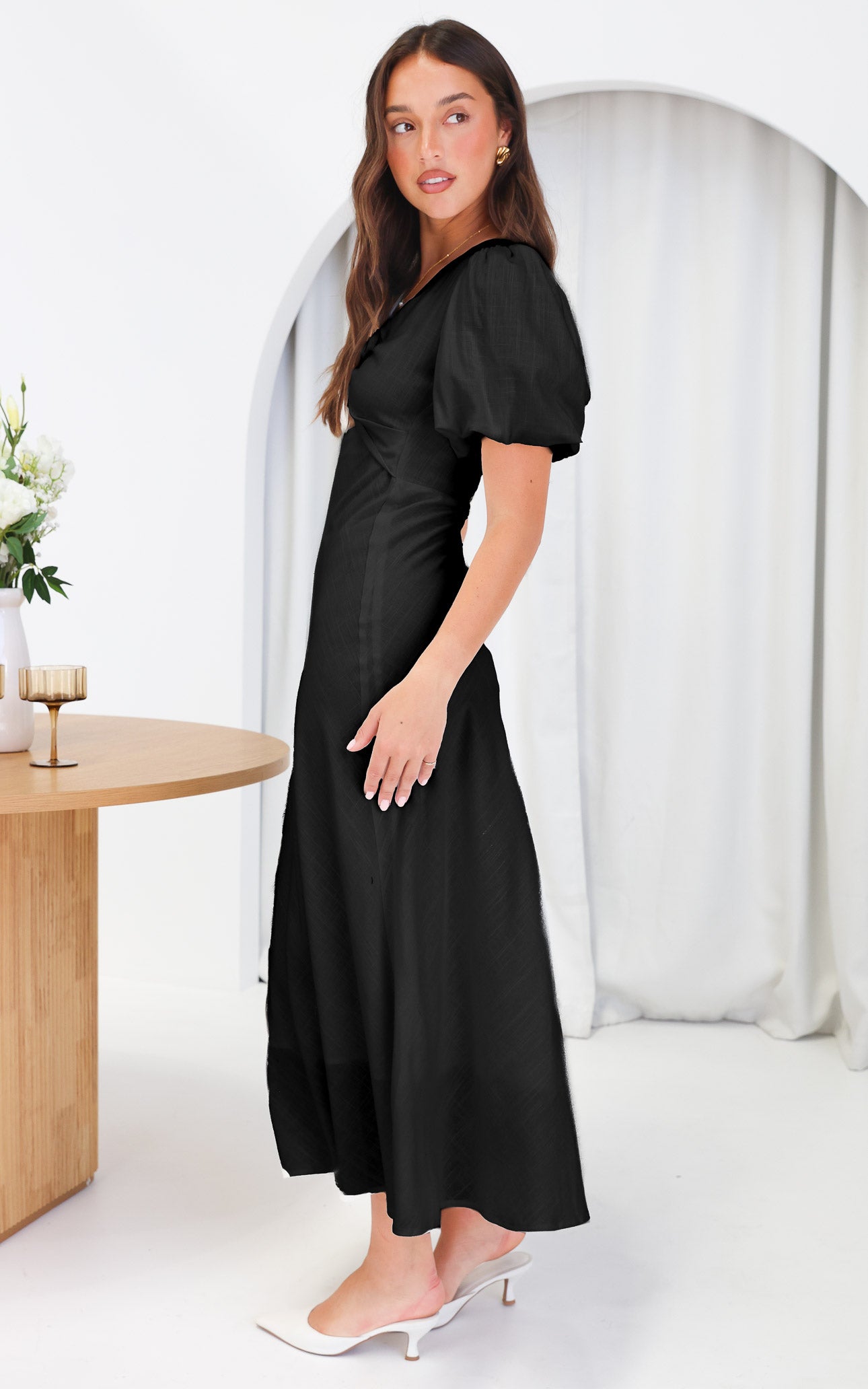 Kamala Maxi Dress - Black