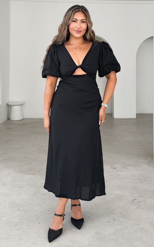 Kamala Maxi Dress - Black