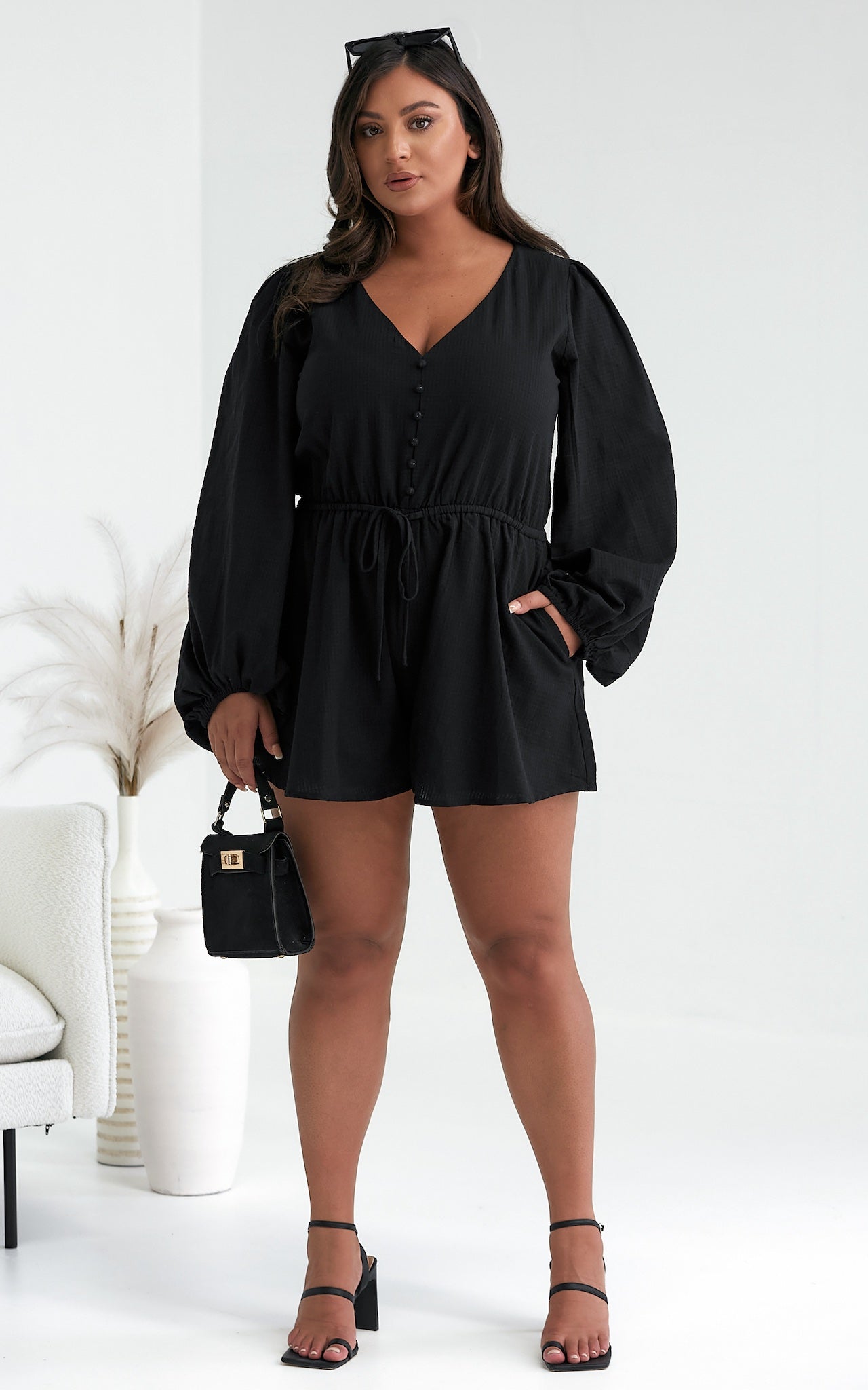 Karmen Playsuit - Black