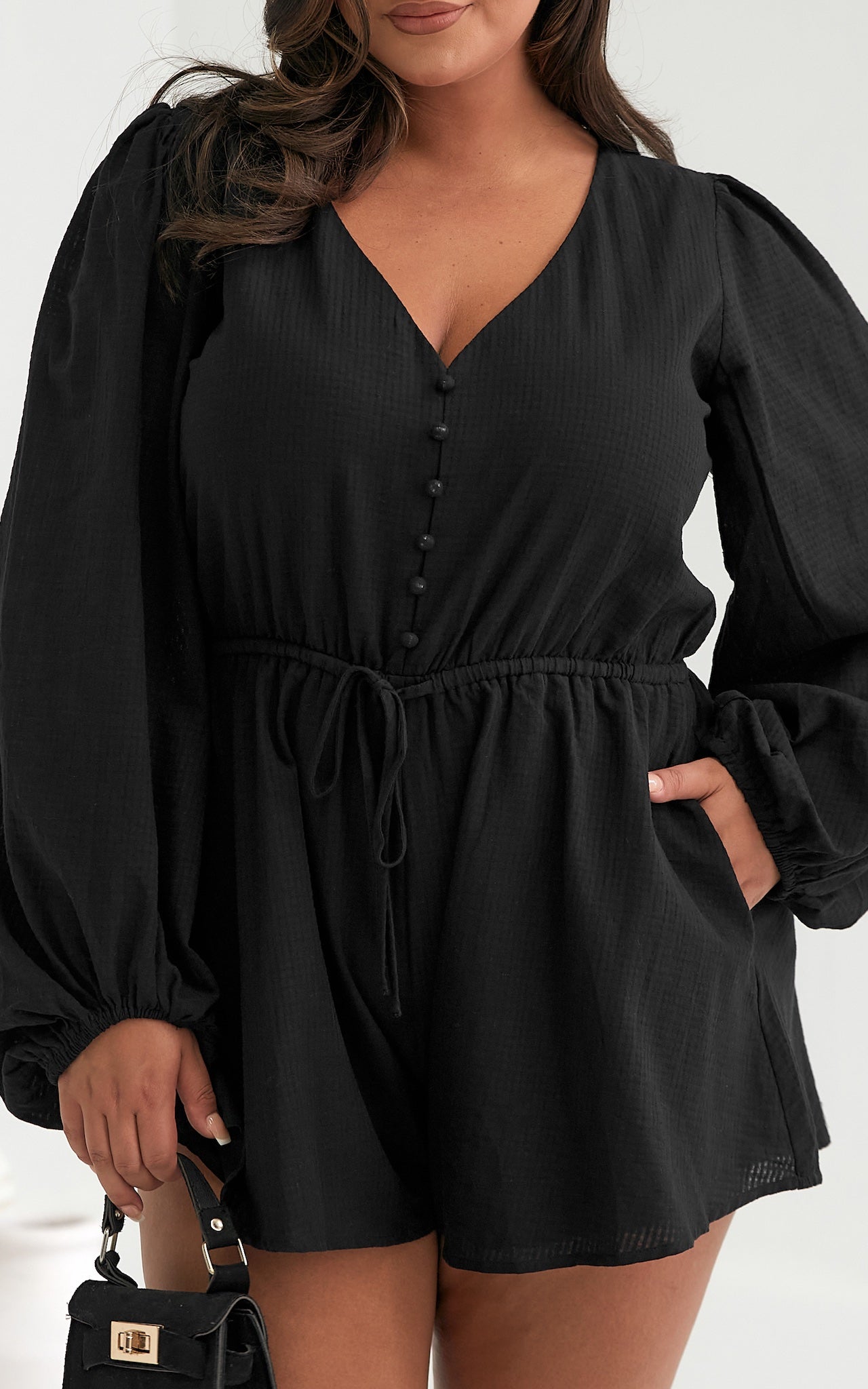 Karmen Playsuit - Black