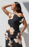 Kassie Top - Black Floral