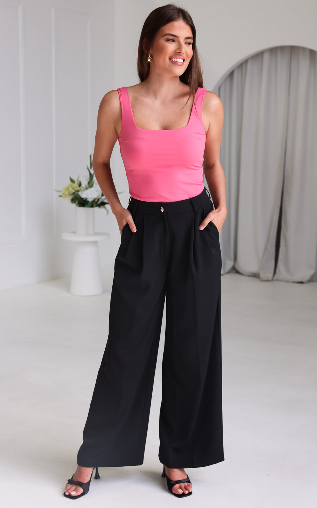 Khloe Tank Top - Pink