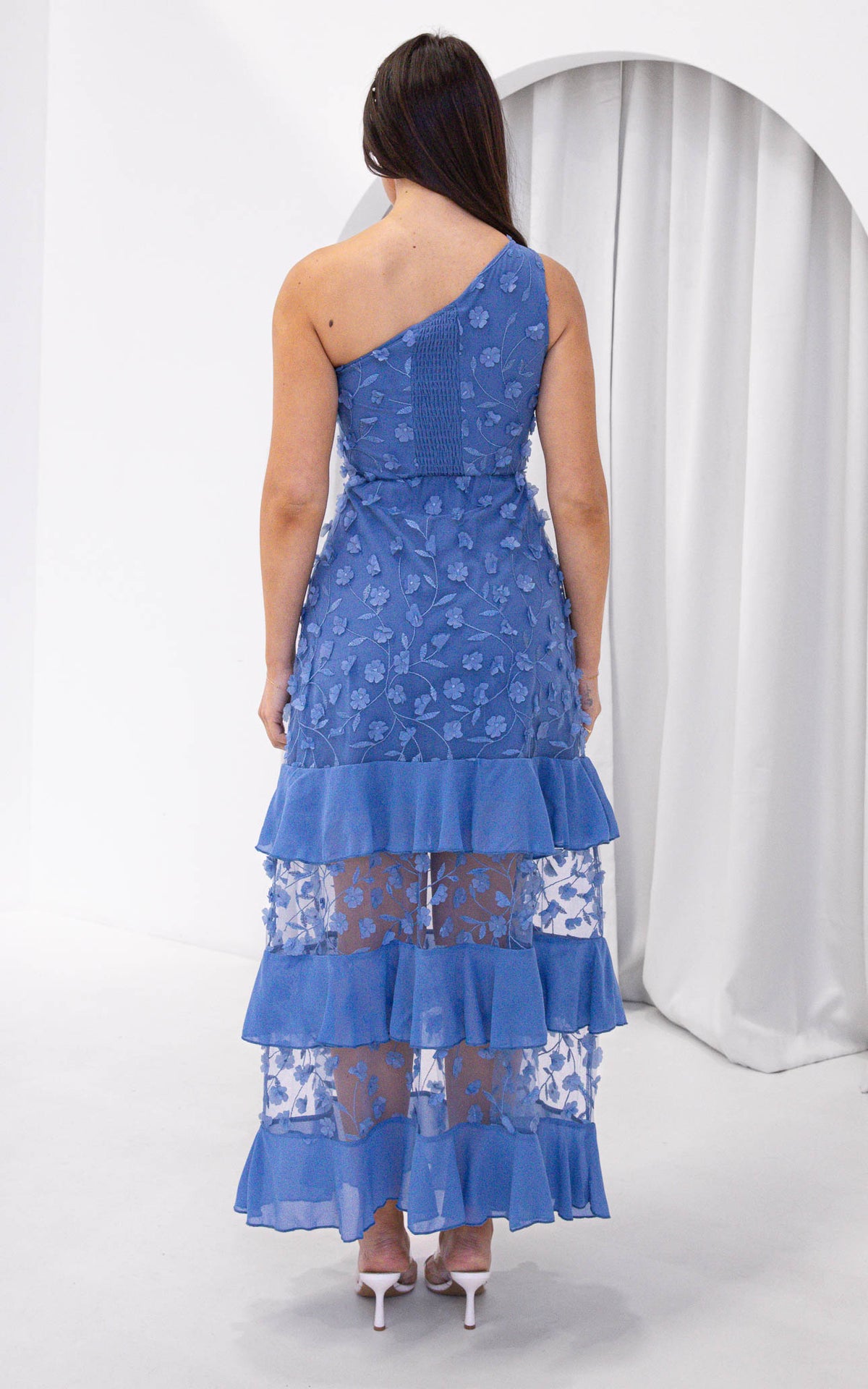 Kaia Maxi Dress - Lake Blue
