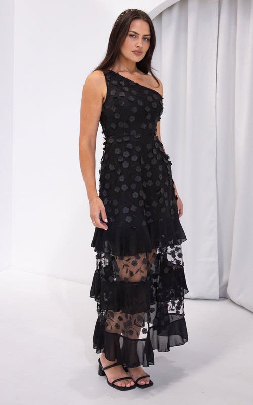 Kaia Maxi Dress - Black