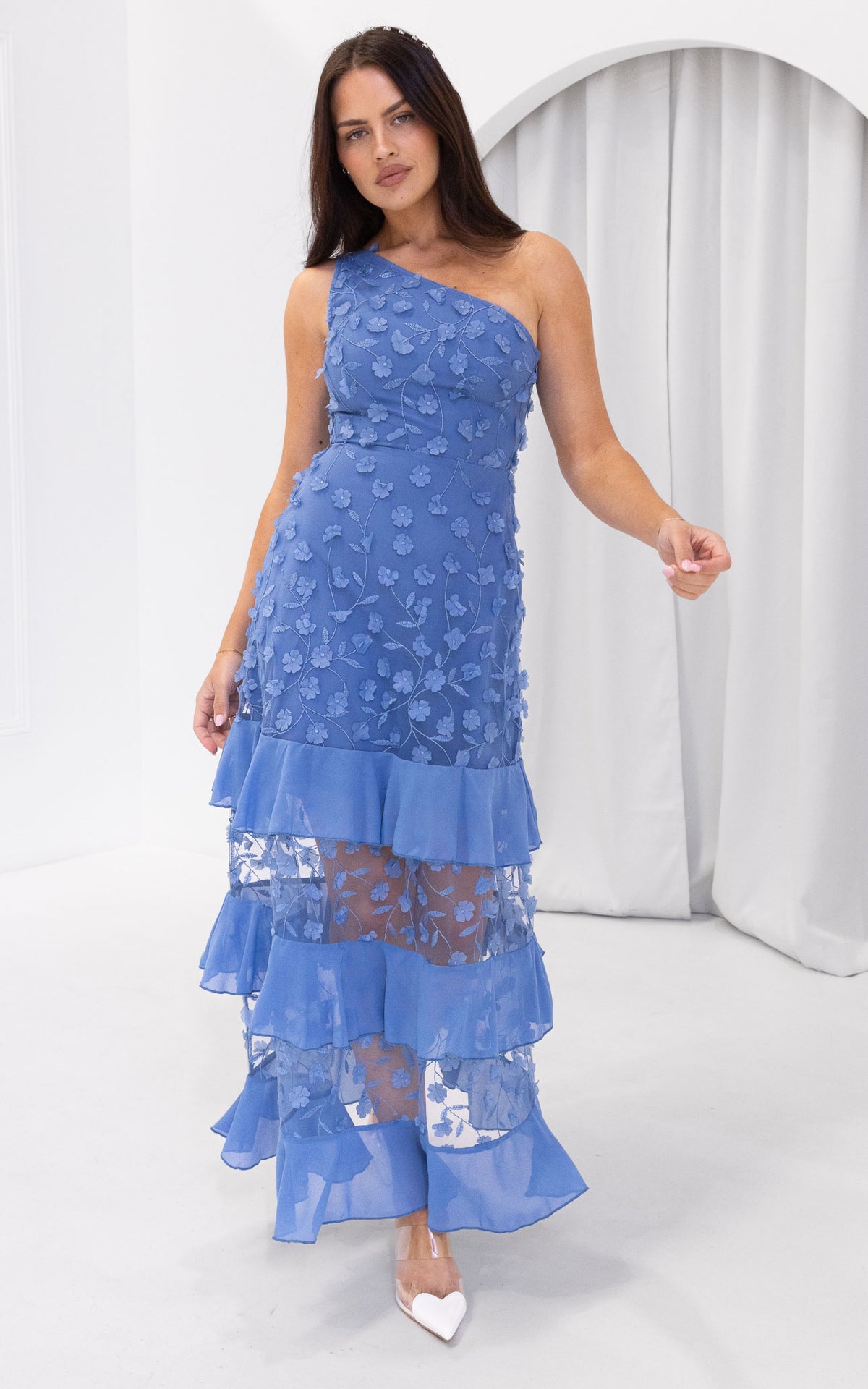 Kaia Maxi Dress - Lake Blue