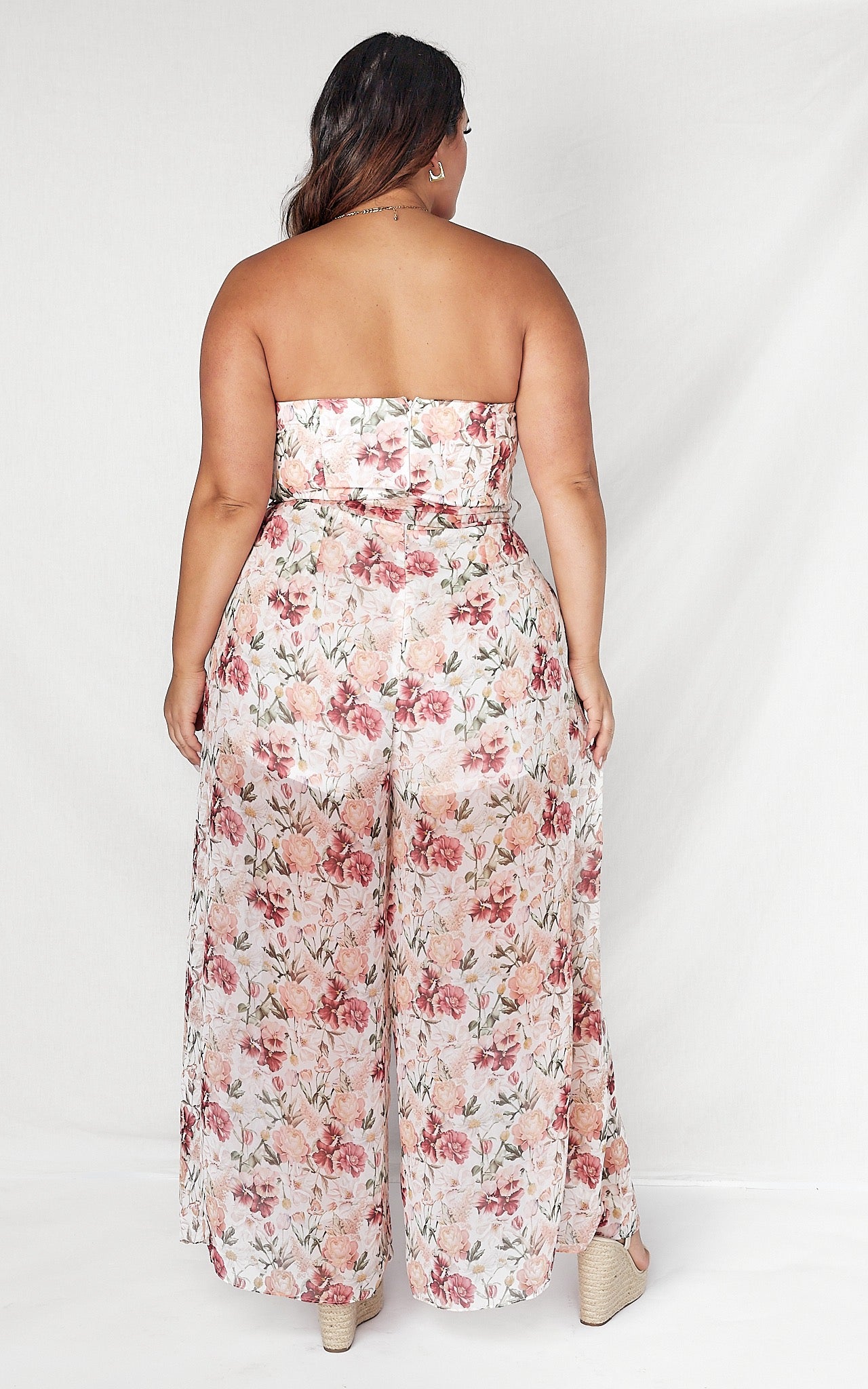 Lagoon Jumpsuit - Blush Floral