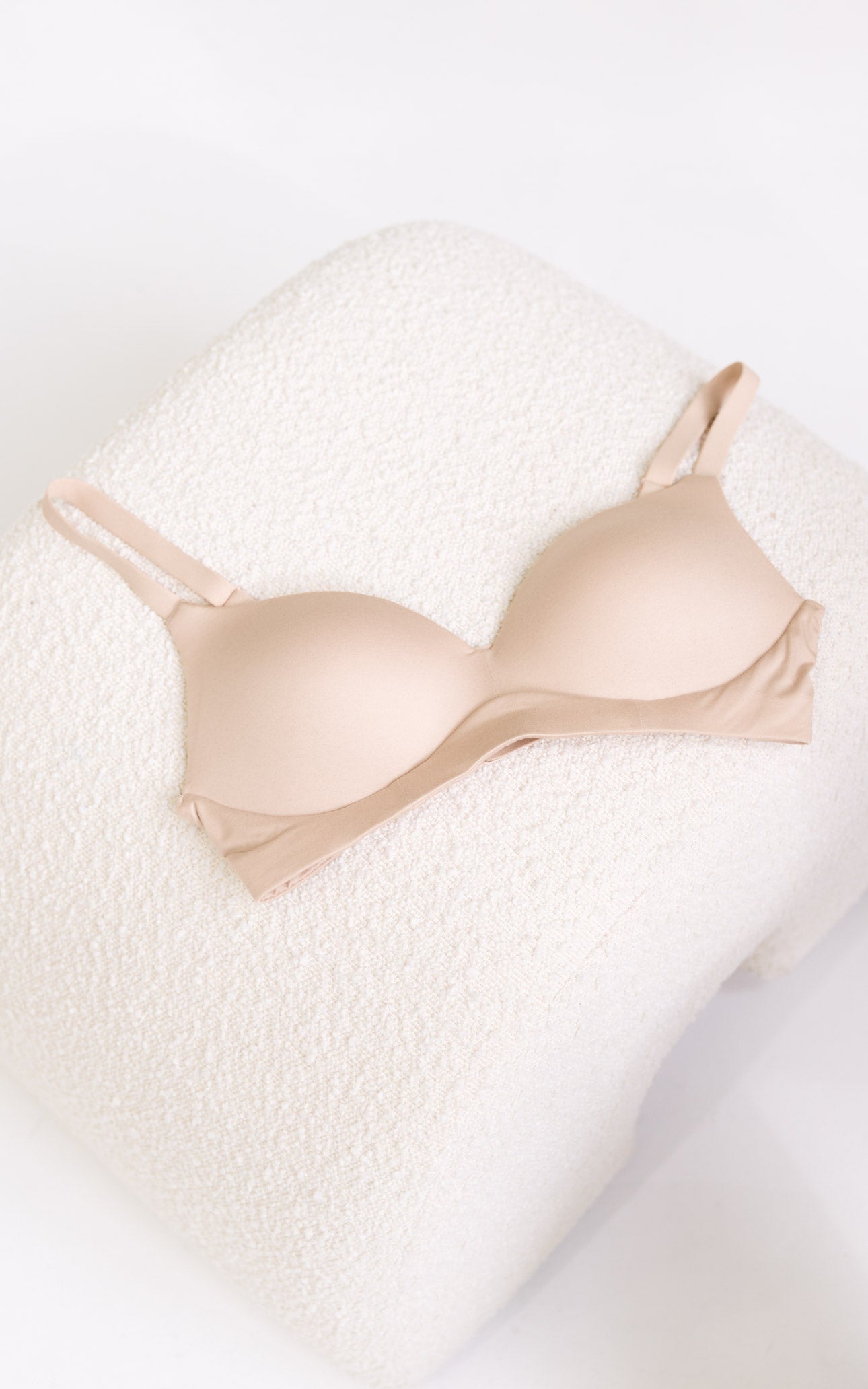 Lanie Wireless Push Up Bra - Nude