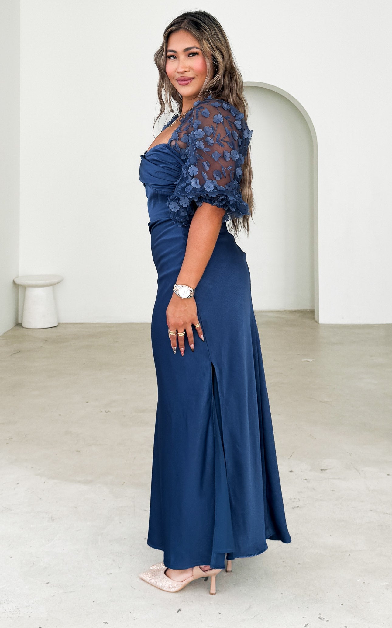 Leana Maxi Dress - Navy