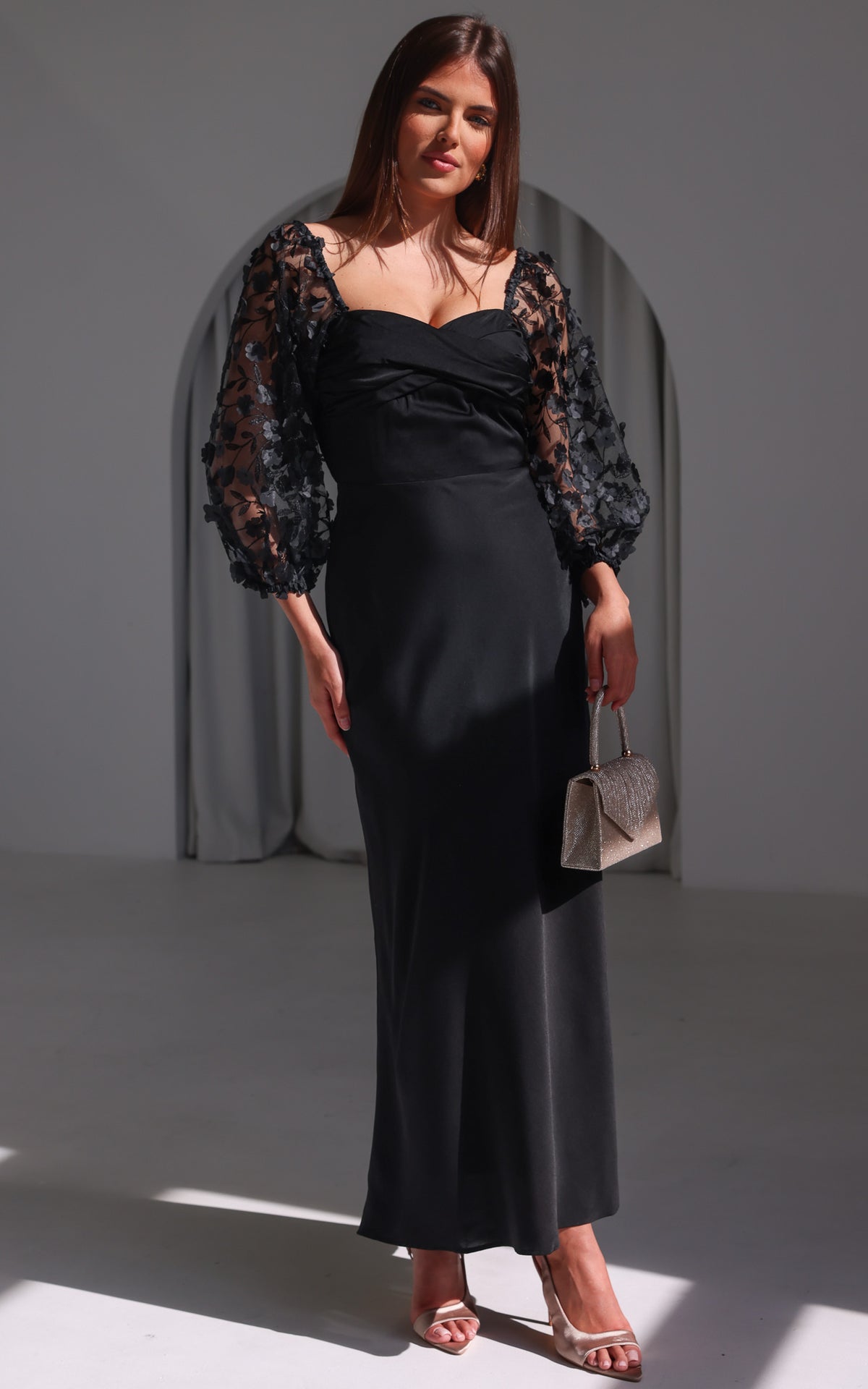 Leana Maxi Dress - Black