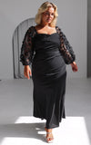 Leana Maxi Dress - Black
