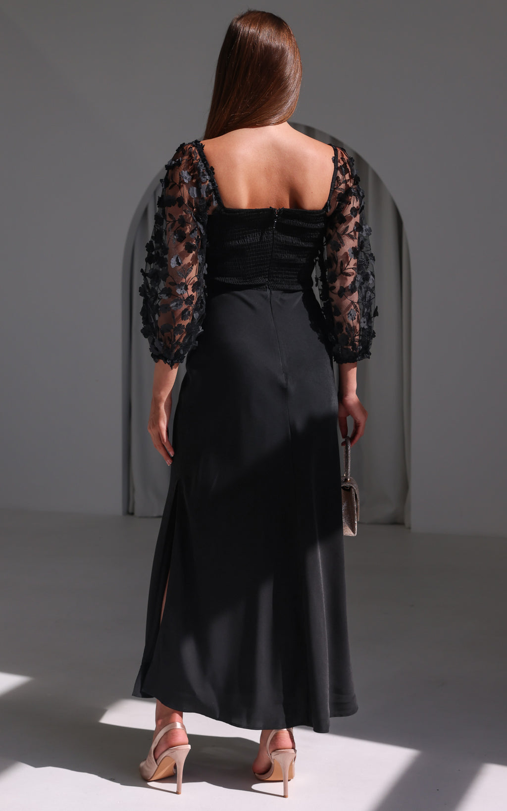 Leana Maxi Dress - Black