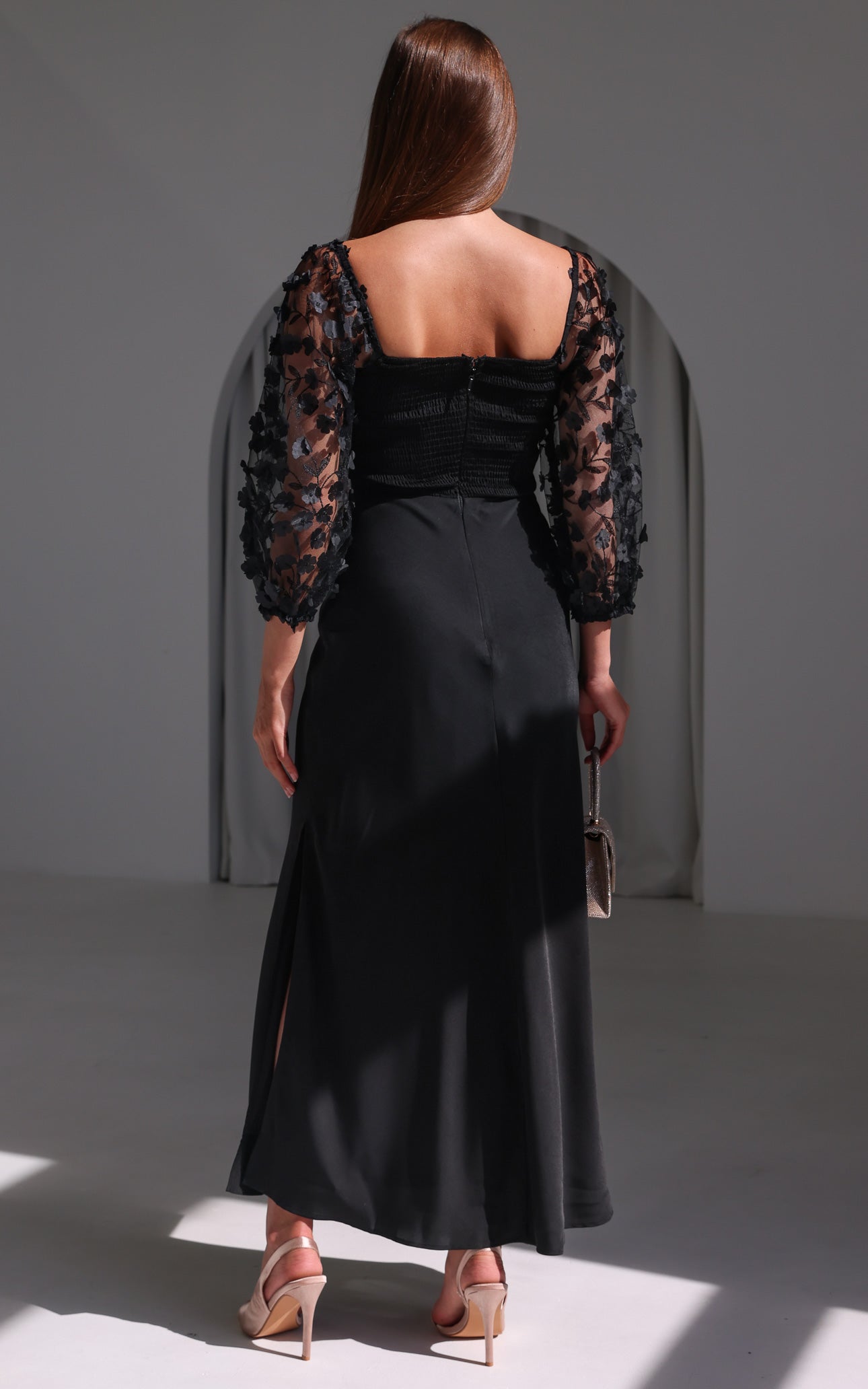 Leana Maxi Dress - Black