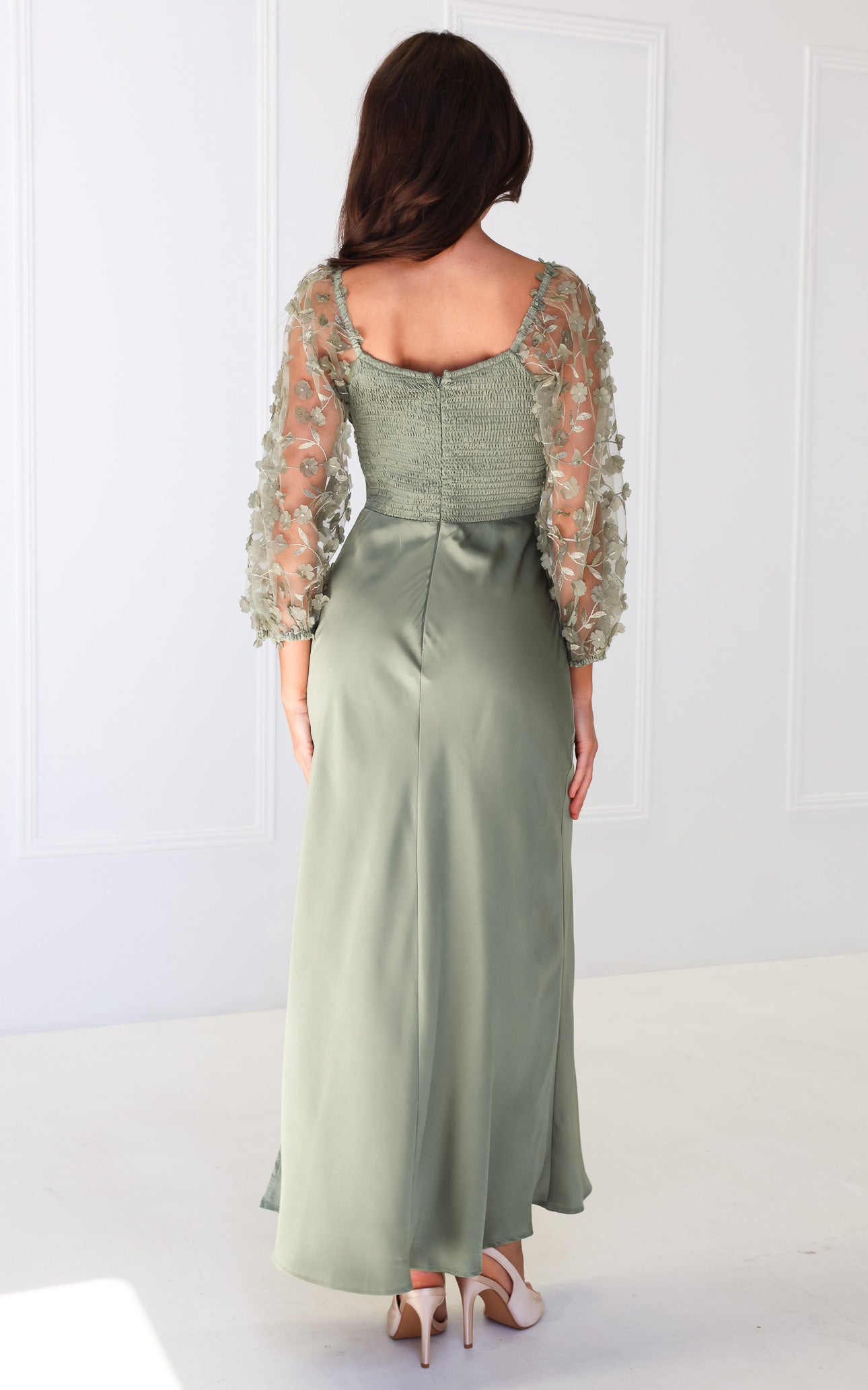 Leana Maxi Dress - Fern Green