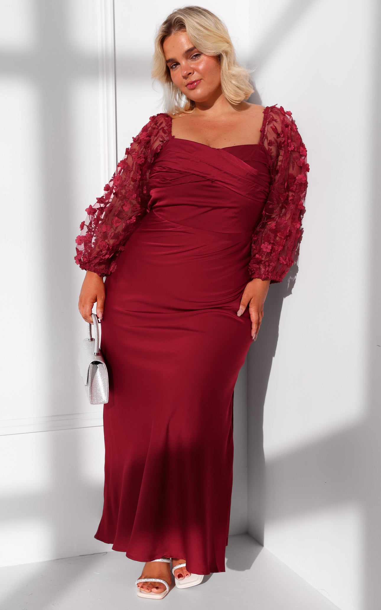 Leana Maxi Dress - Wine