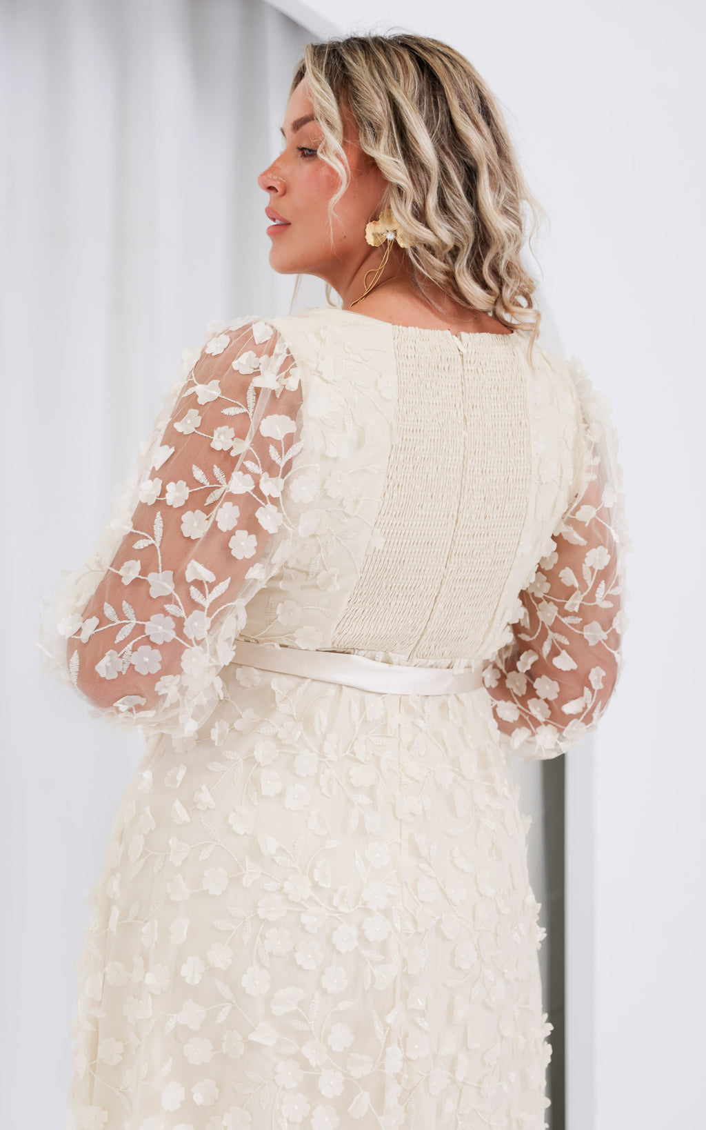 Leonie Maxi Dress - Cloud Cream