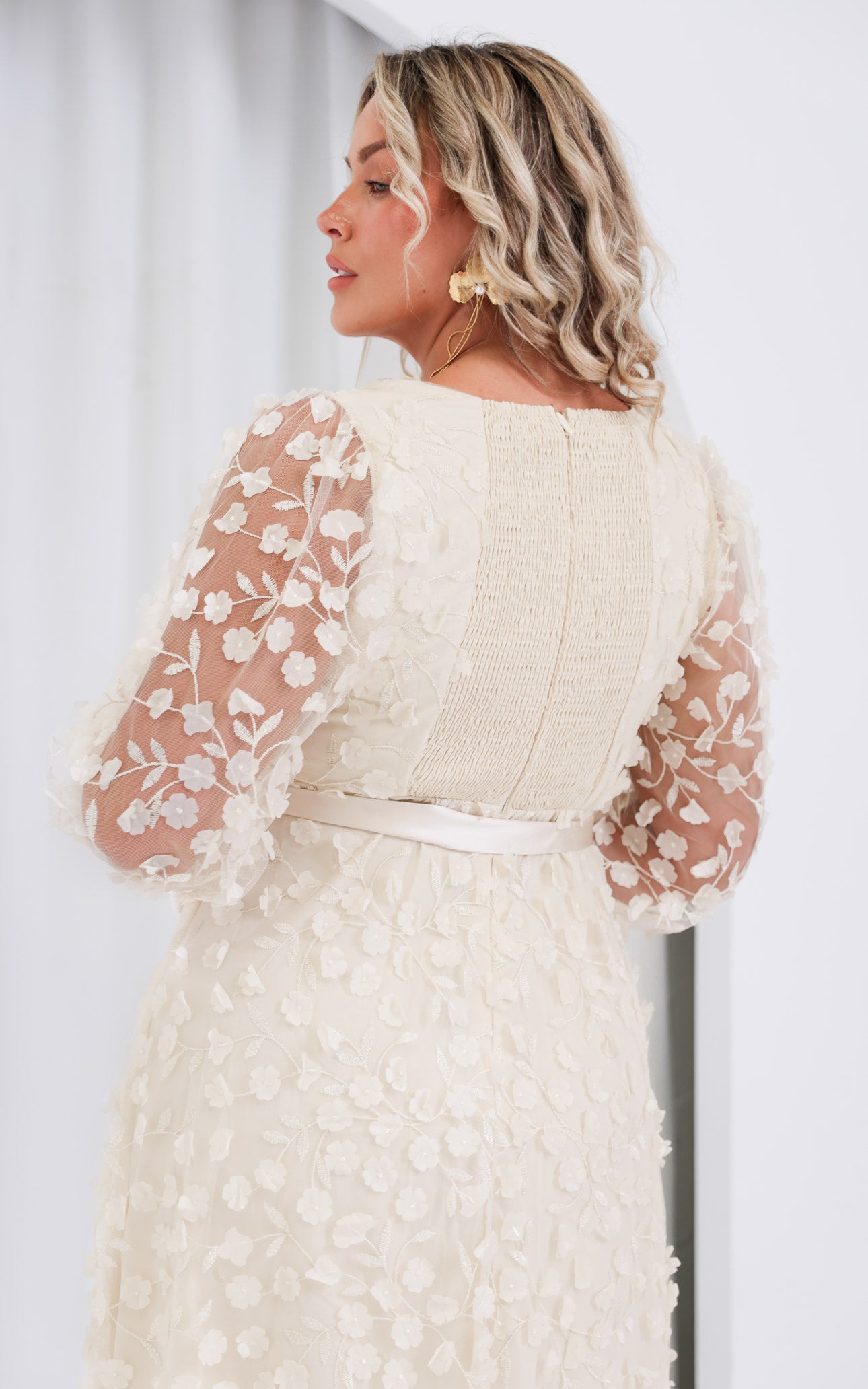 Leonie Maxi Dress - Cloud Cream