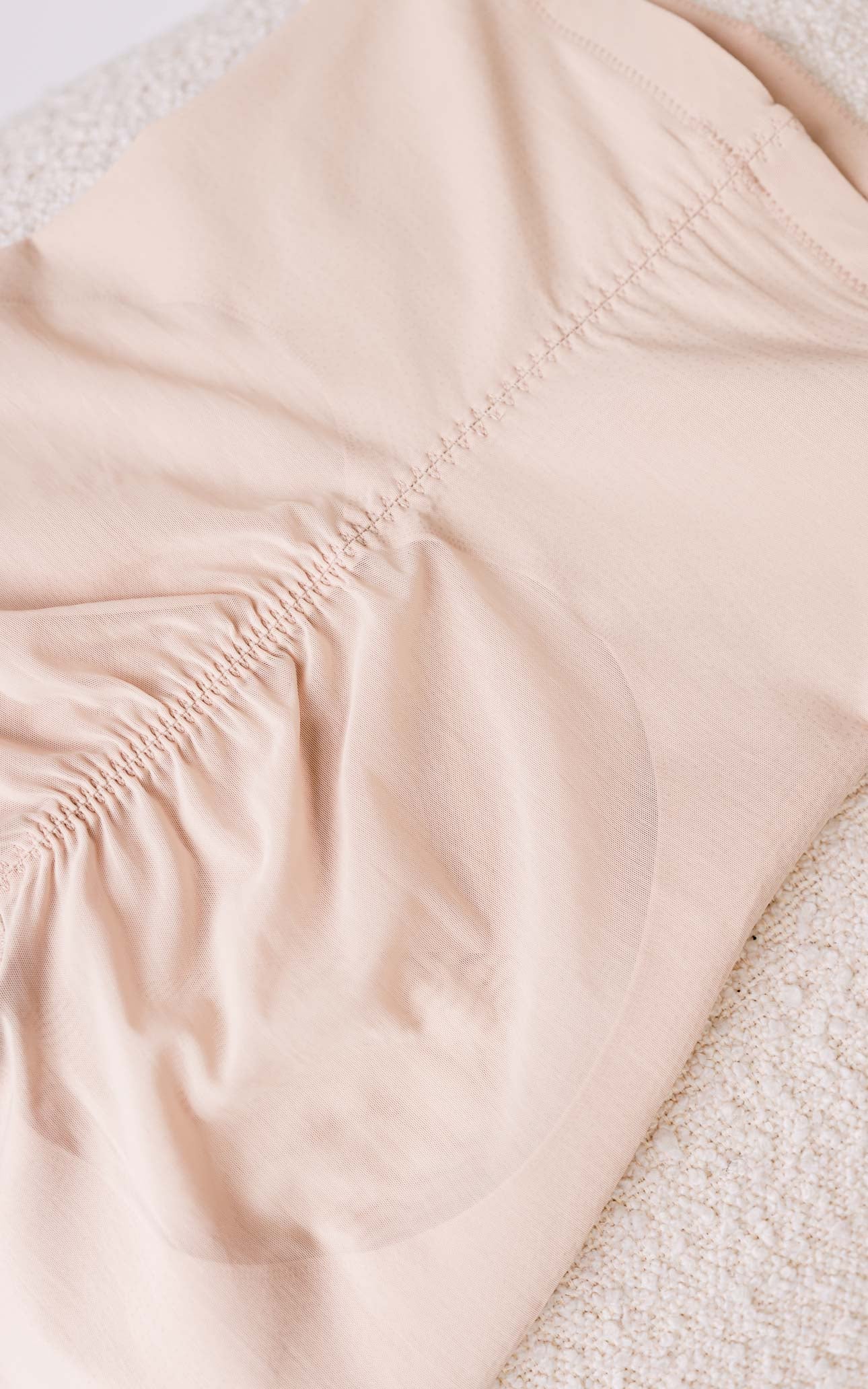 Lilla High Waisted Boning Shapewear Control Shorts - Nude