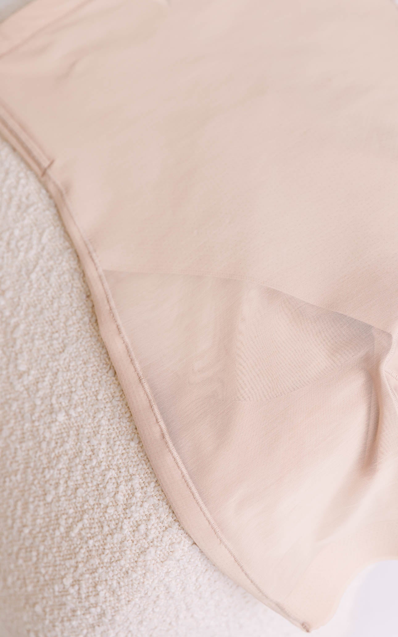 Lilla High Waisted Boning Shapewear Control Shorts - Nude