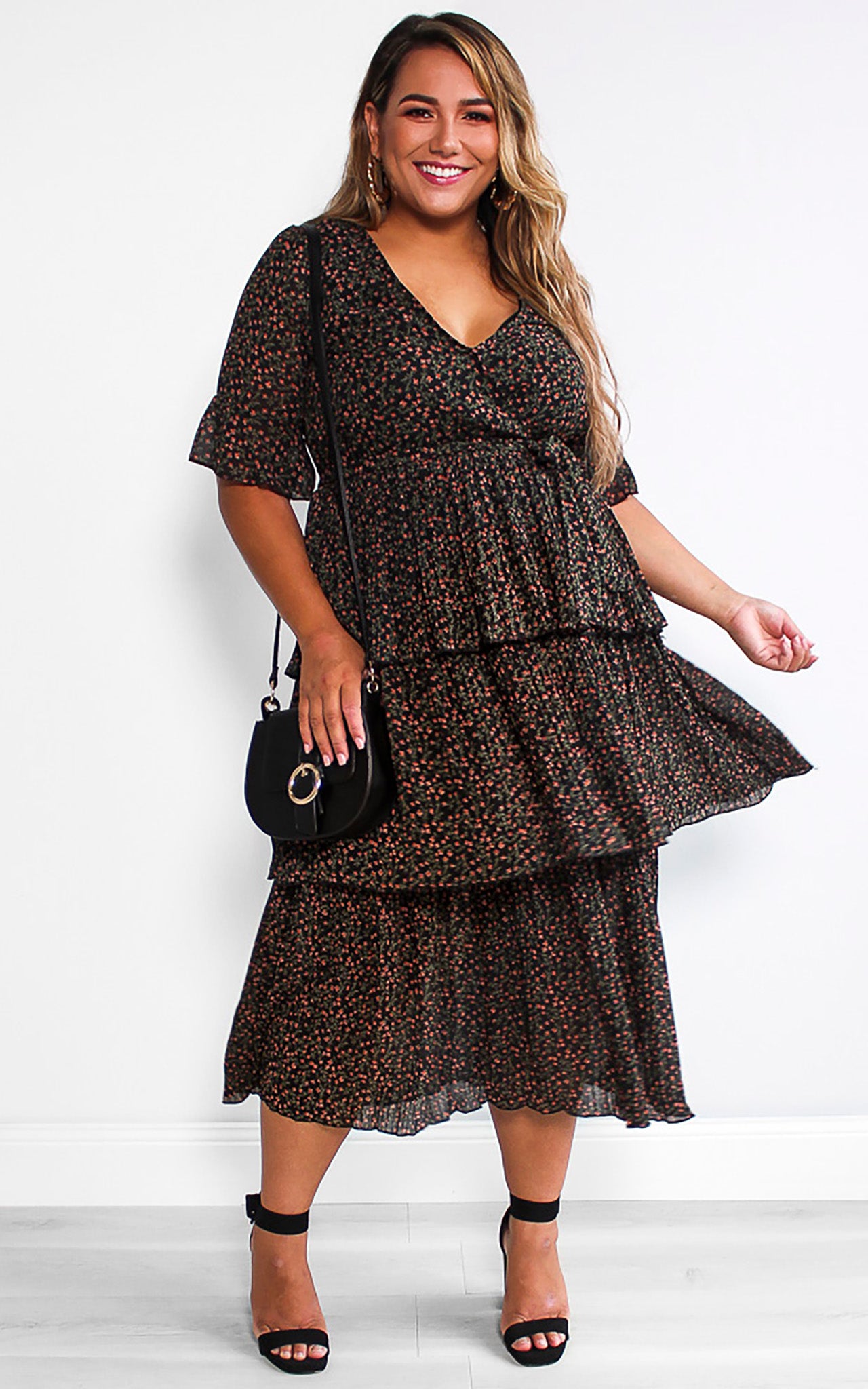 Lilo Dress - Black Floral