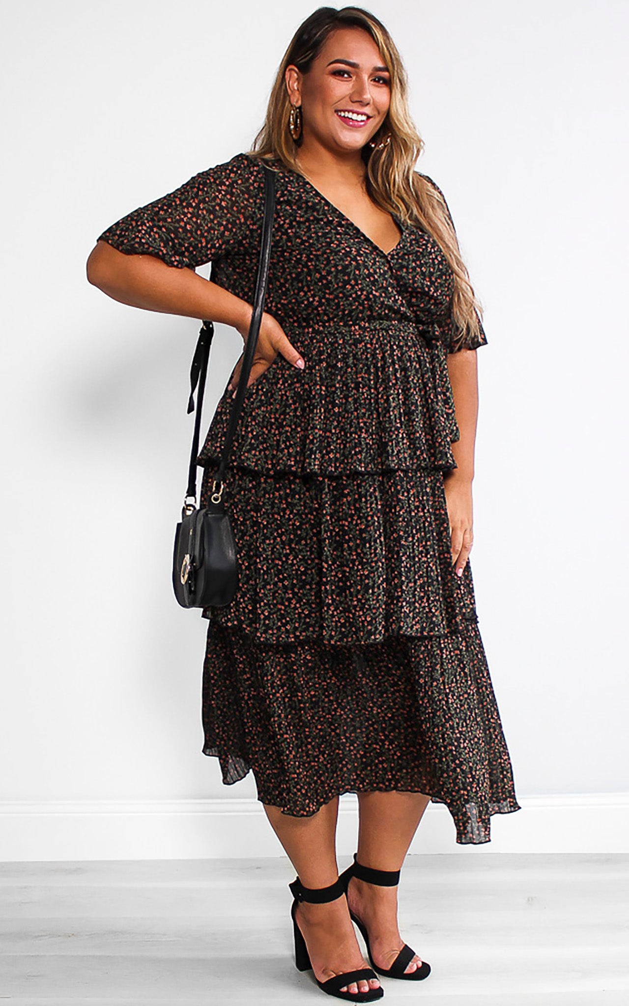 Lilo Dress - Black Floral