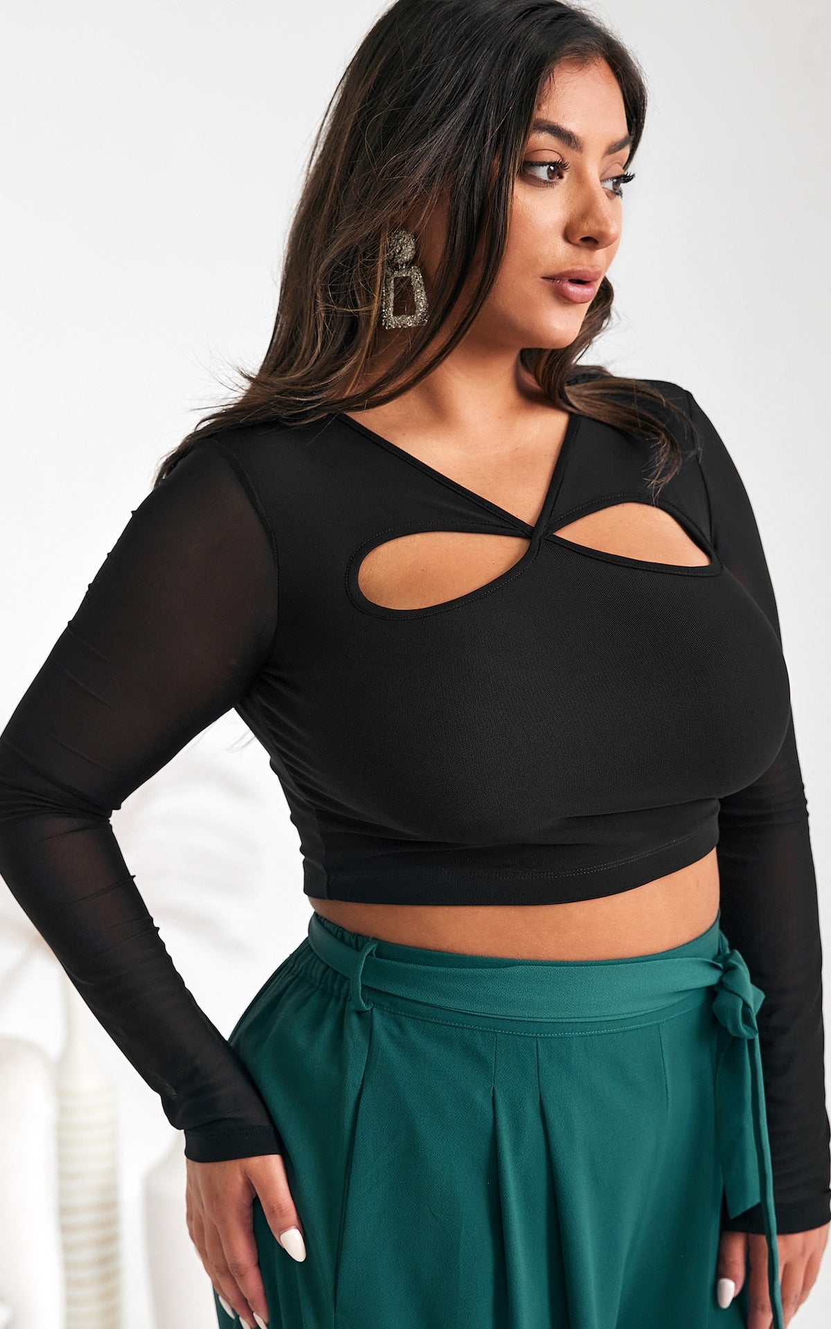 Limbo Crop Top - Black