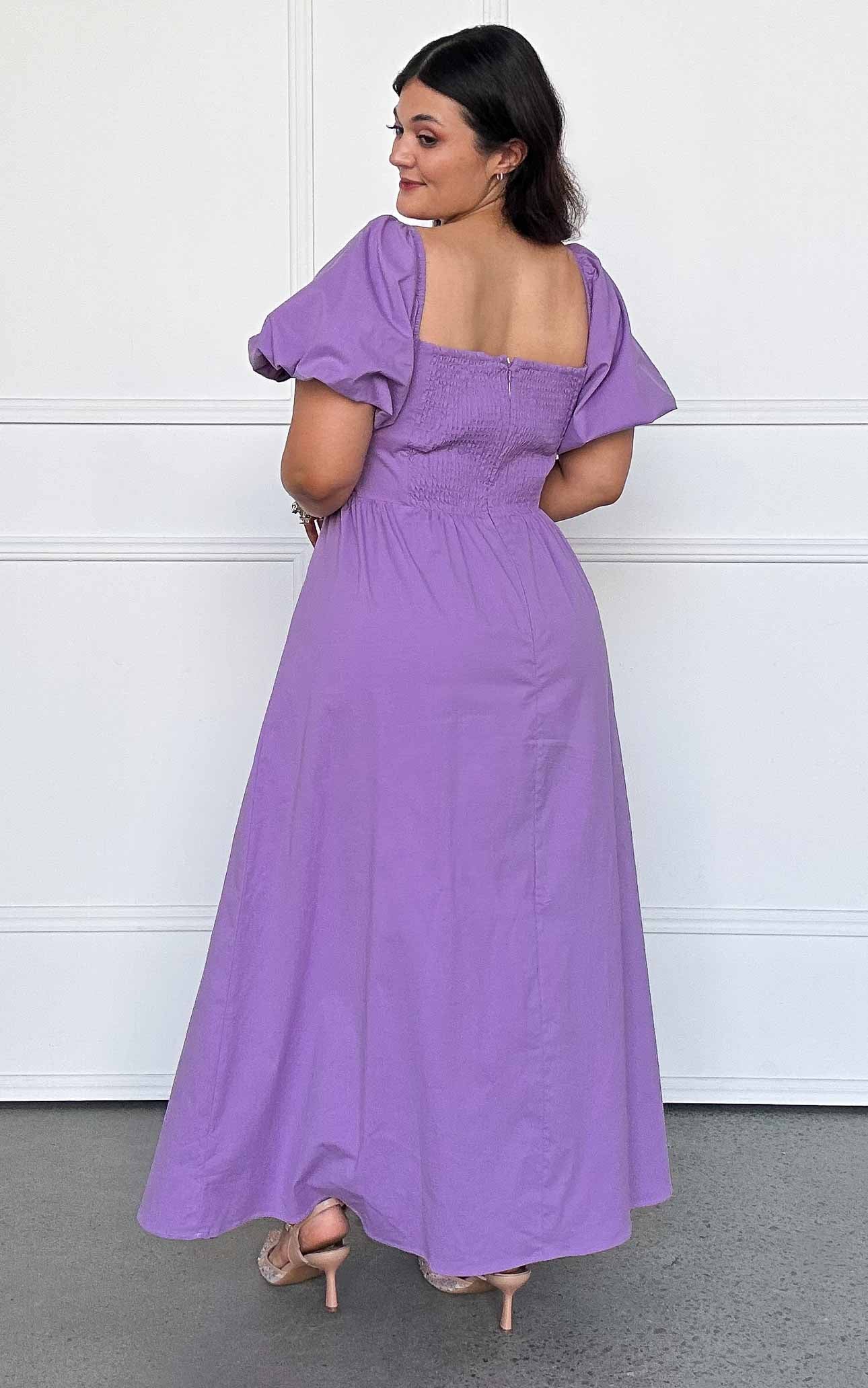 Lina Maxi Dress - Lilac Purple