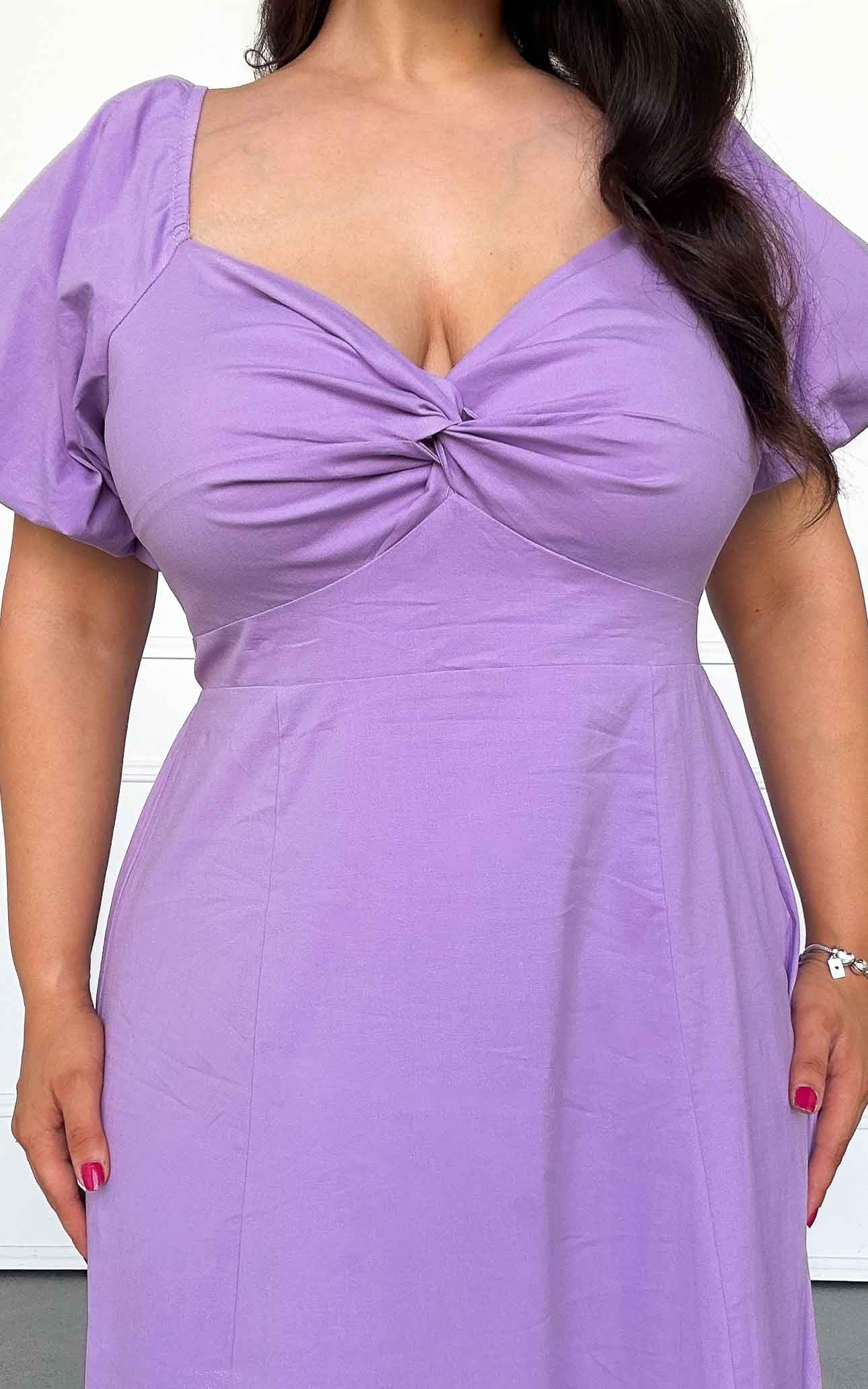 Lina Maxi Dress - Lilac Purple