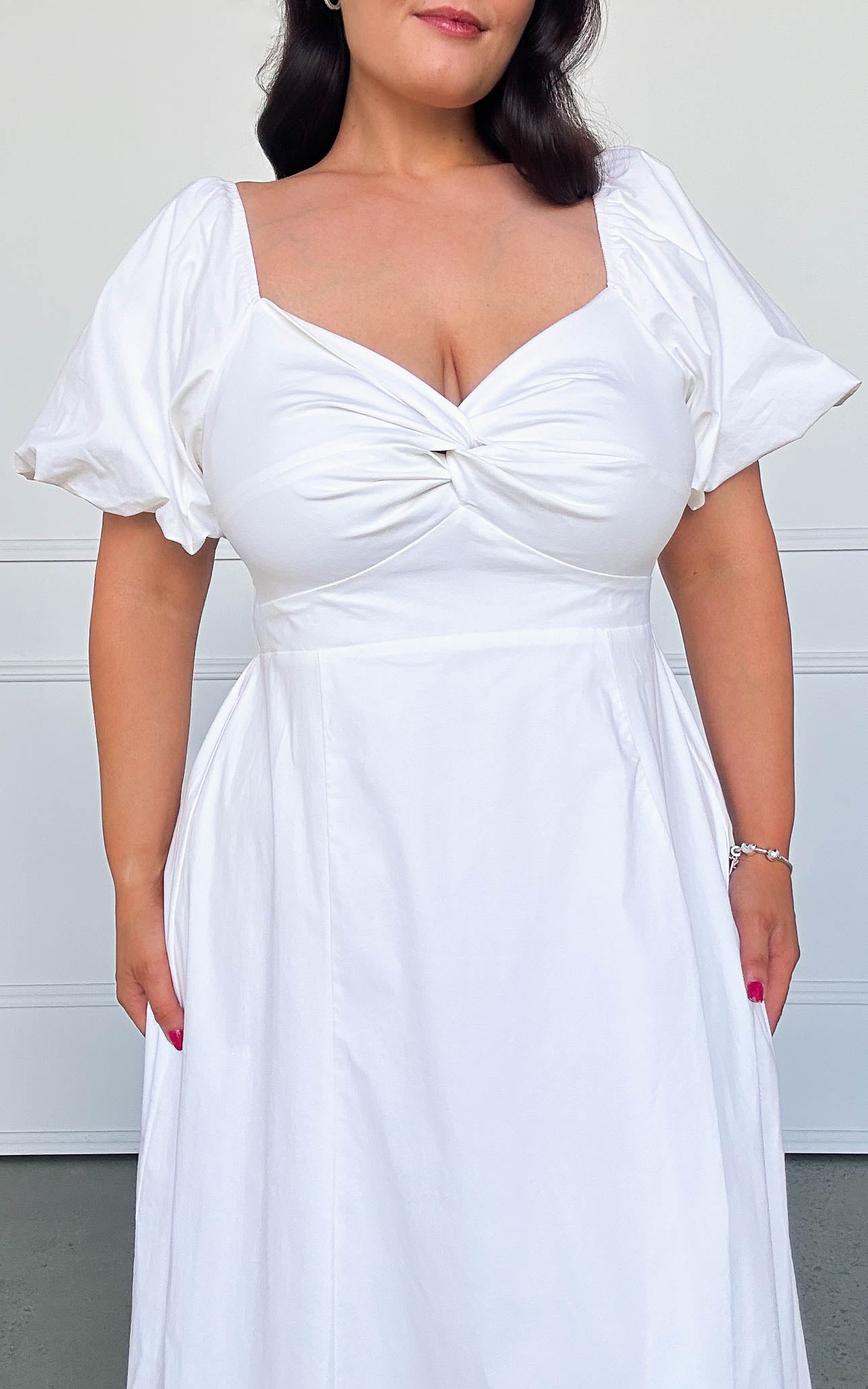 Lina Maxi Dress - White